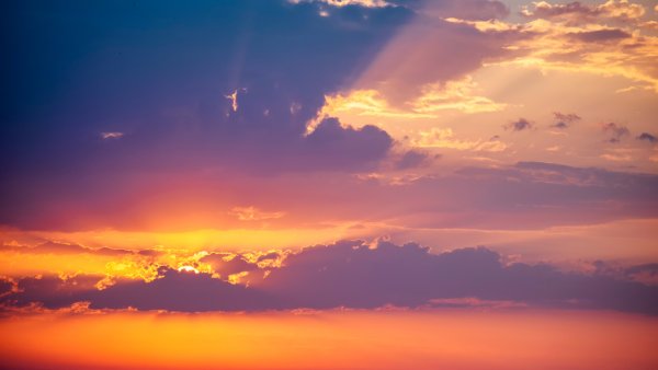 Sunset Evening sky Wallpaper