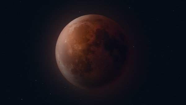 Blood Moon 5K Wallpaper