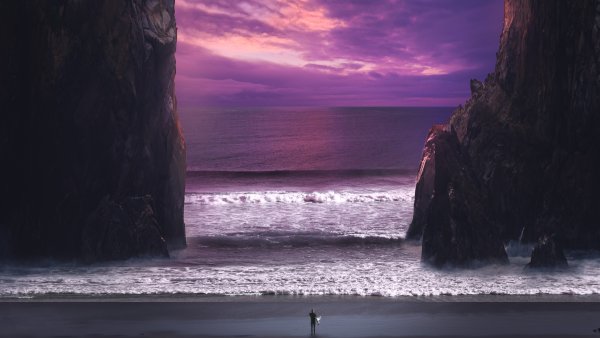 Surreal Beach Wallpaper