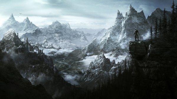 The Elder Scrolls V: Skyrim Landscape Wallpaper