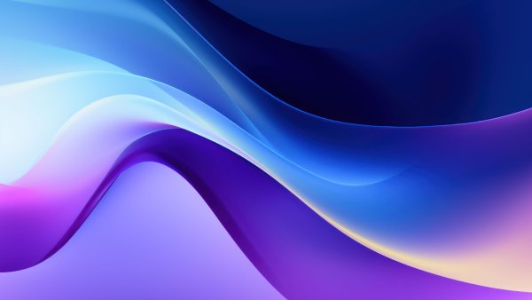 Blue abstract Waves Wallpaper