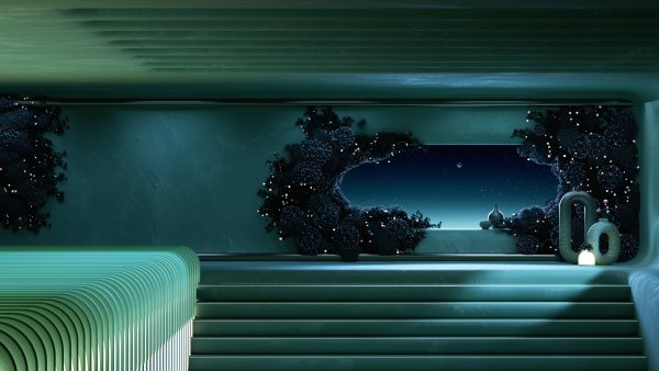 Green aesthetic Interior Wallpaper