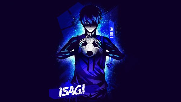 Yoichi Isagi Blue aesthetic Wallpaper