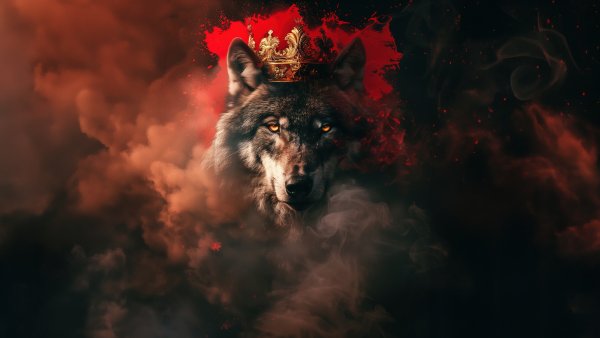 Wolf Crown Wallpaper