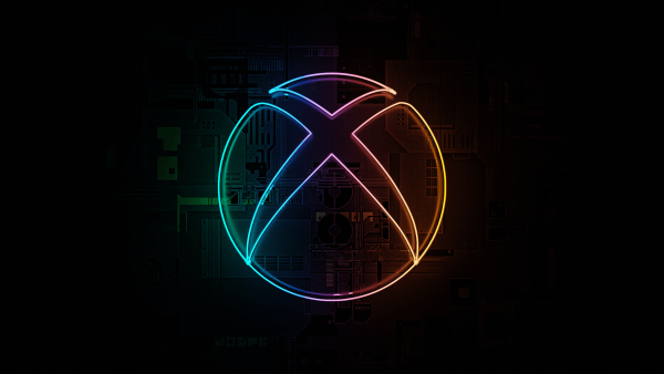 Neon Xbox logo Wallpaper