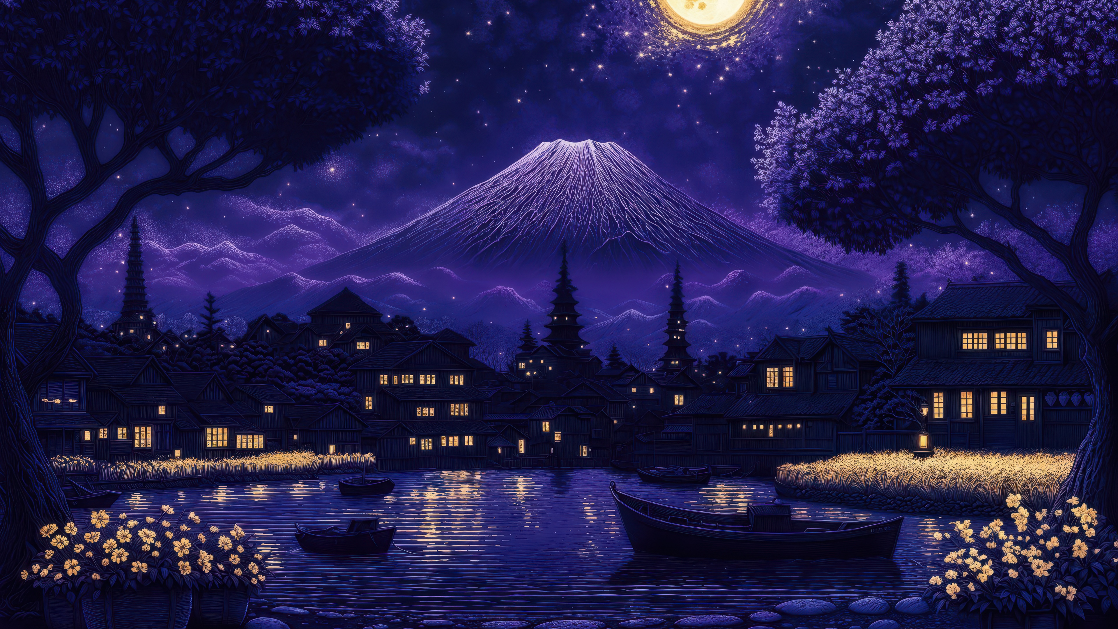 Mount Fuji Aesthetic Wallpaper