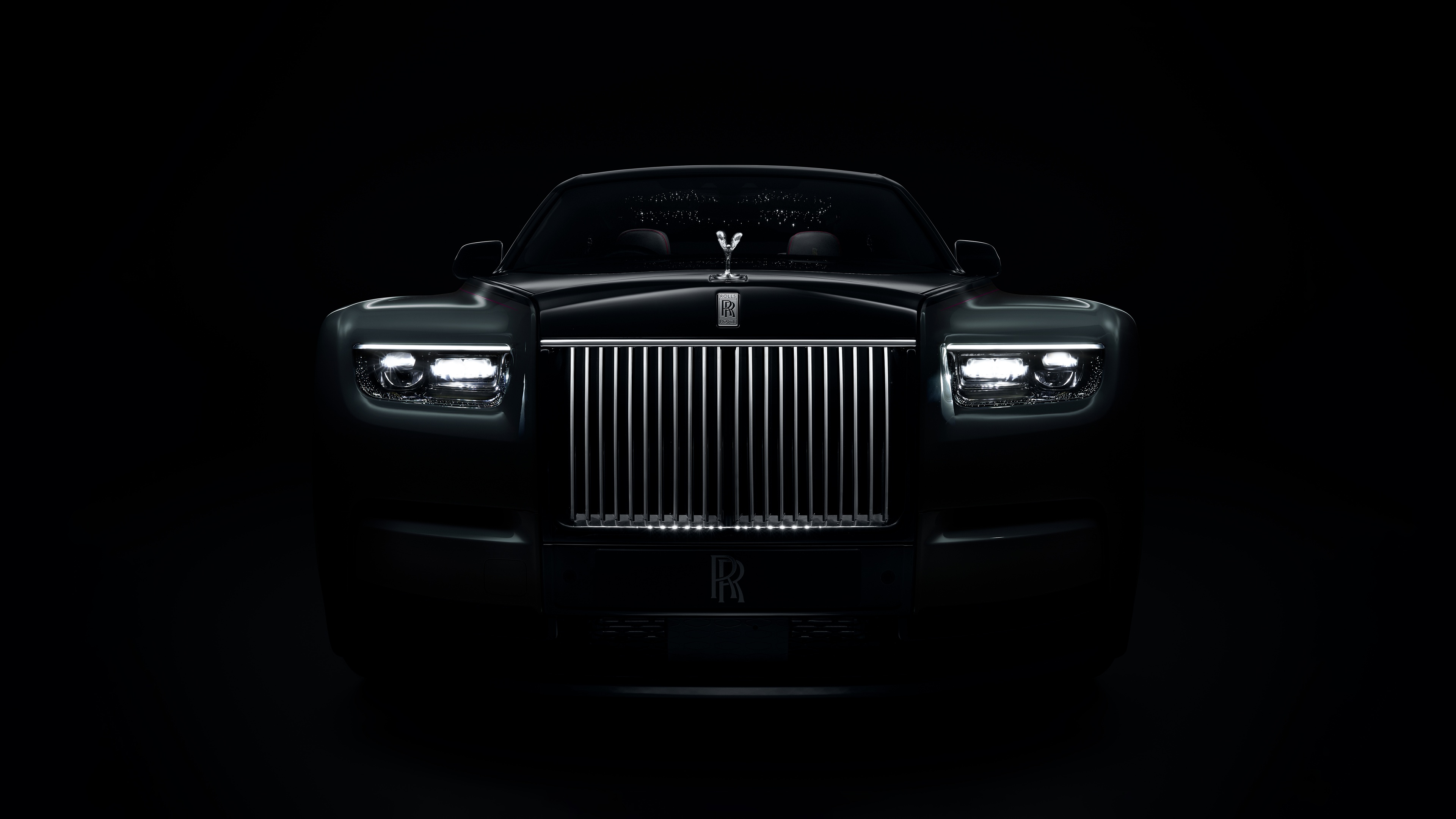 Rolls-Royce Phantom Series II Black cars Wallpaper