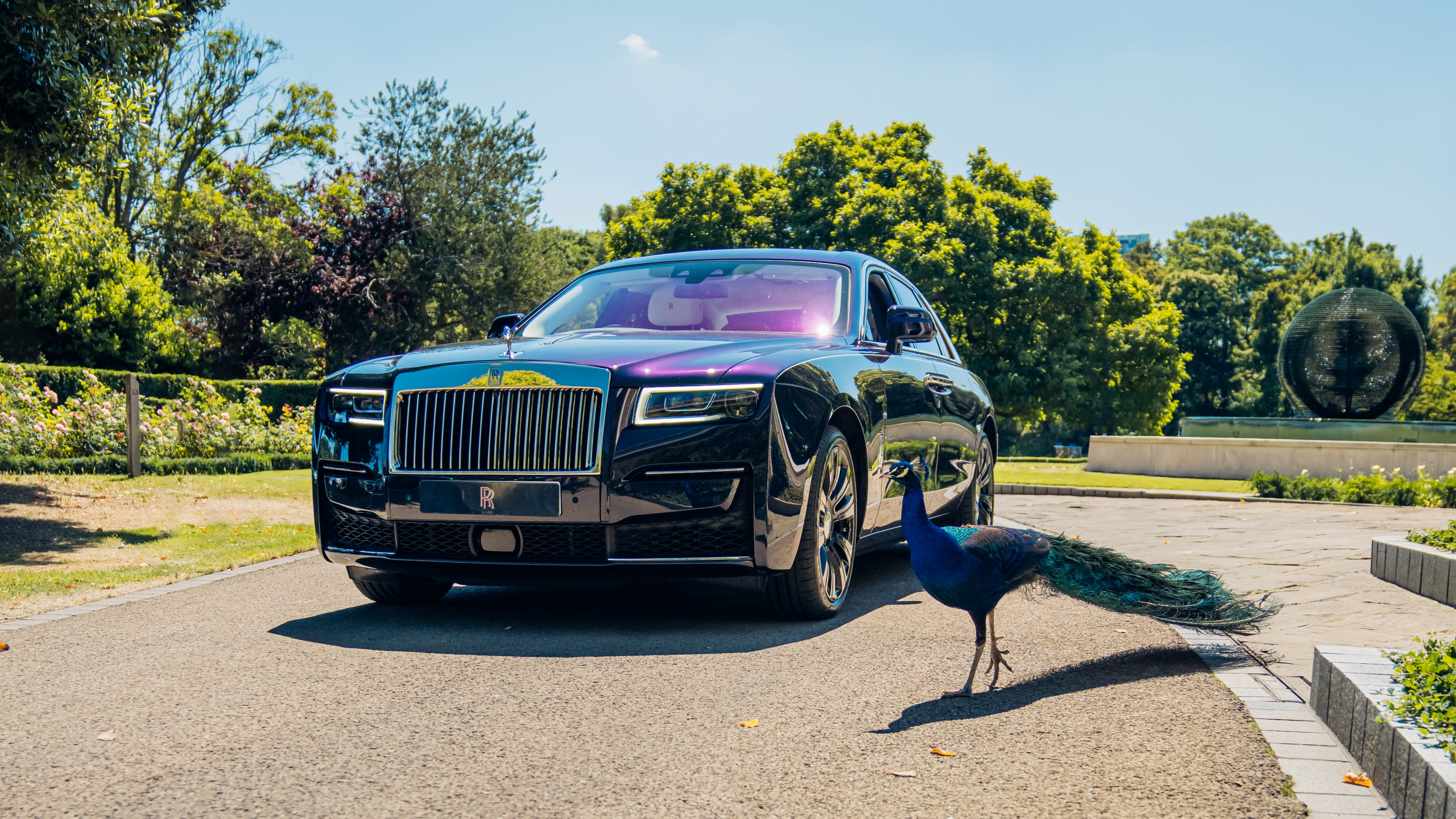 Rolls-Royce Ghost Peacock Wallpaper