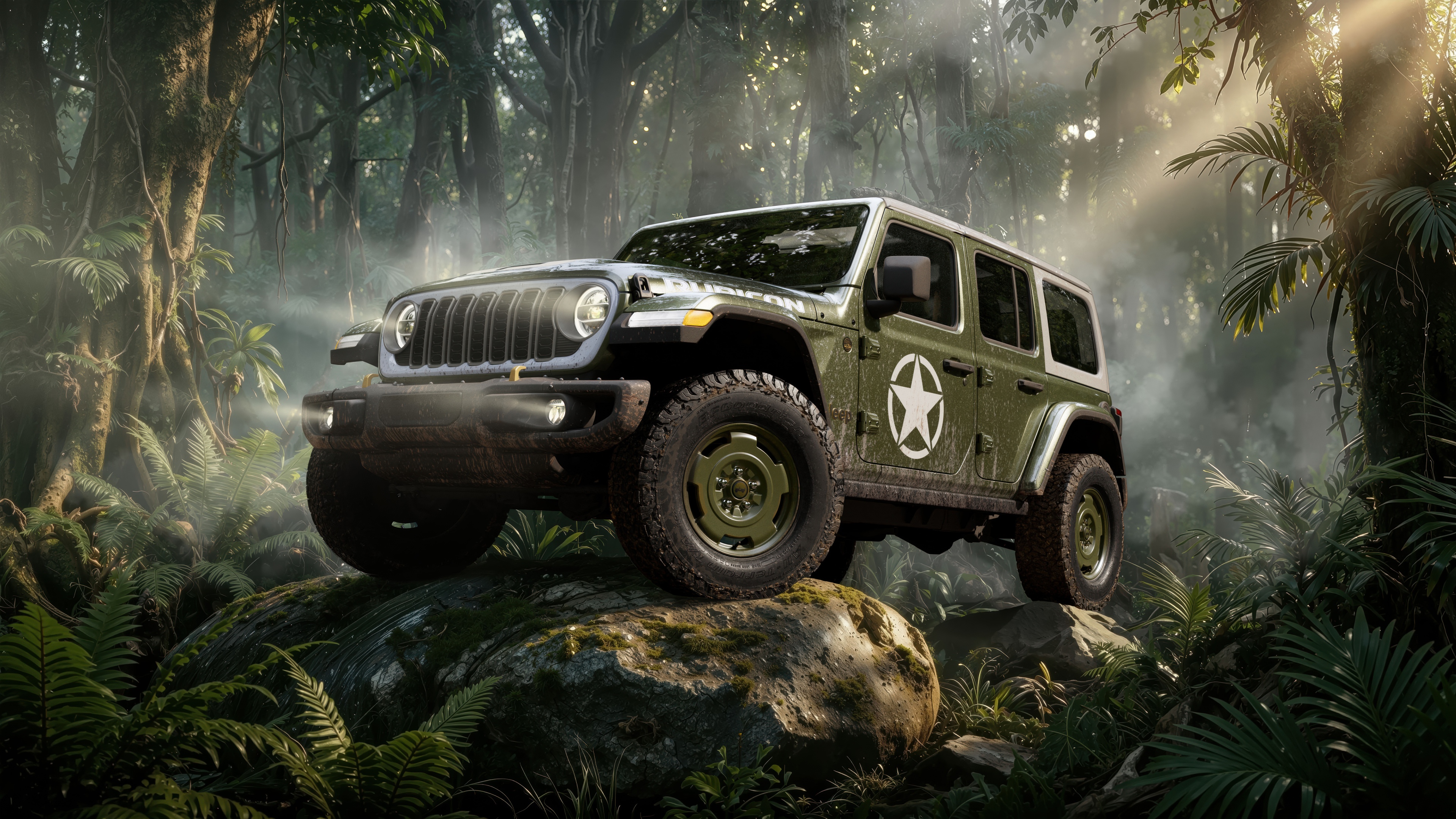 Jeep Wrangler Unlimited Rubicon Sarge 2027 Wallpaper