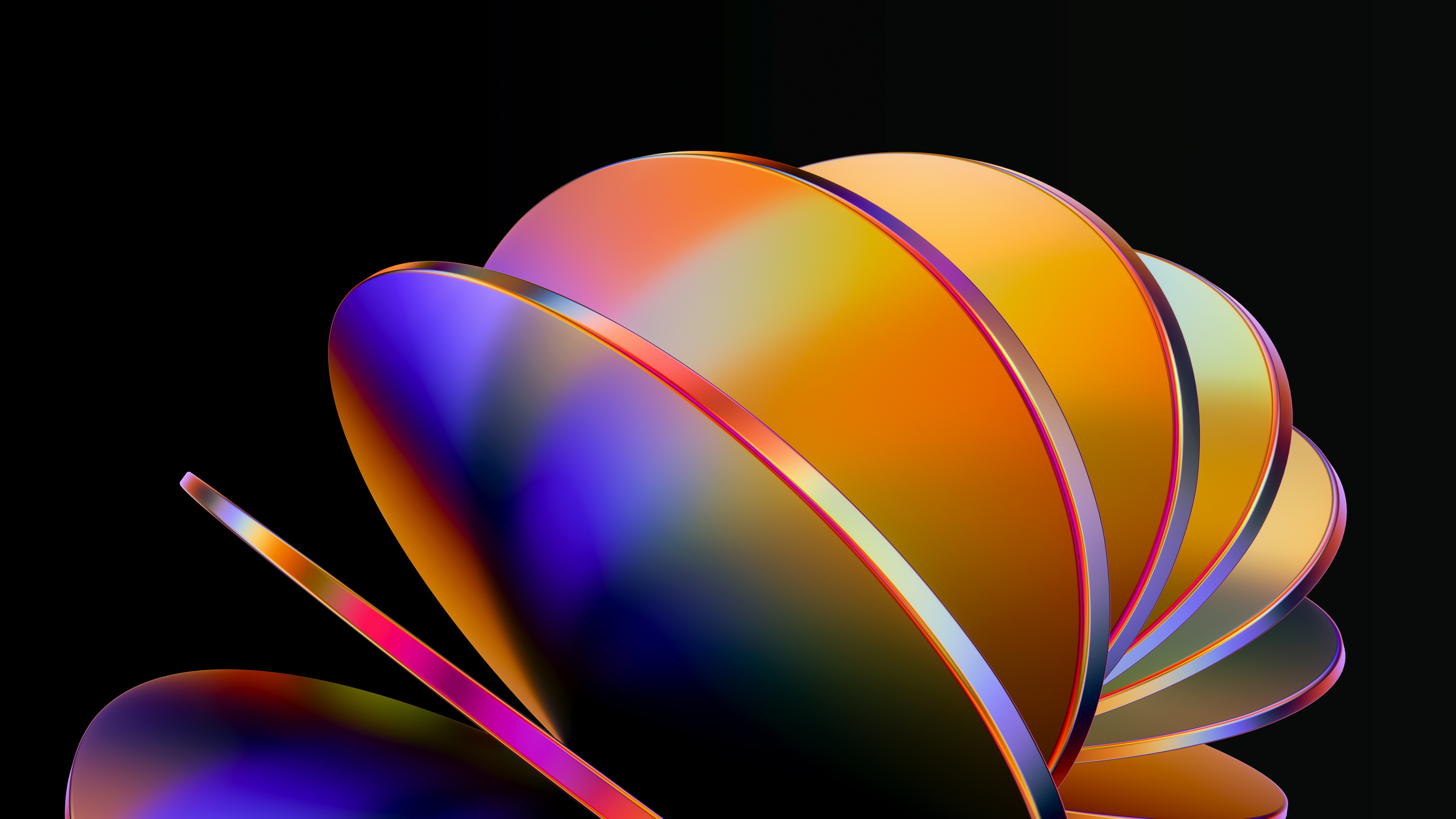 Abstract art 3D render Wallpaper