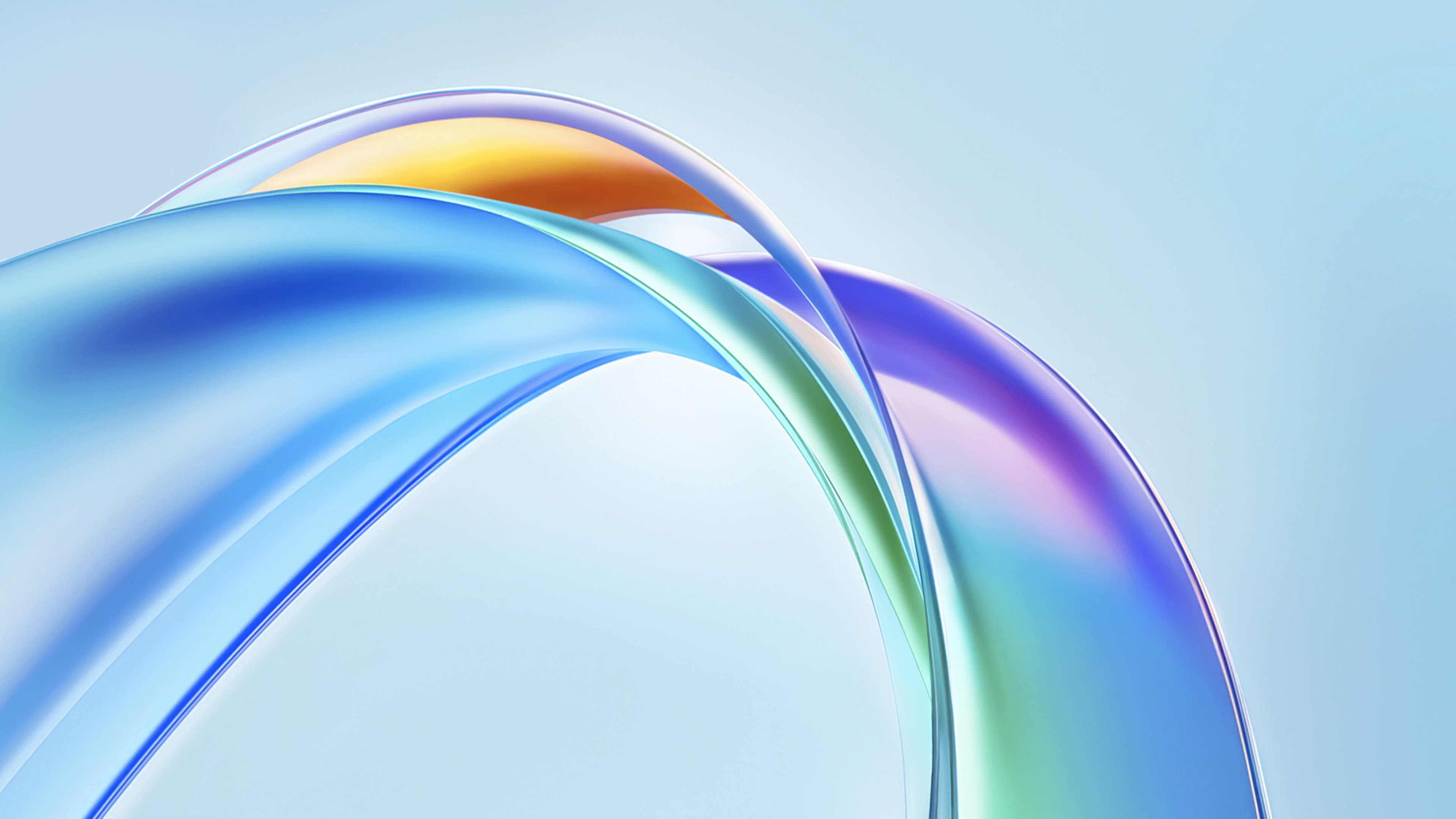 Glossy Ribbons Wallpaper