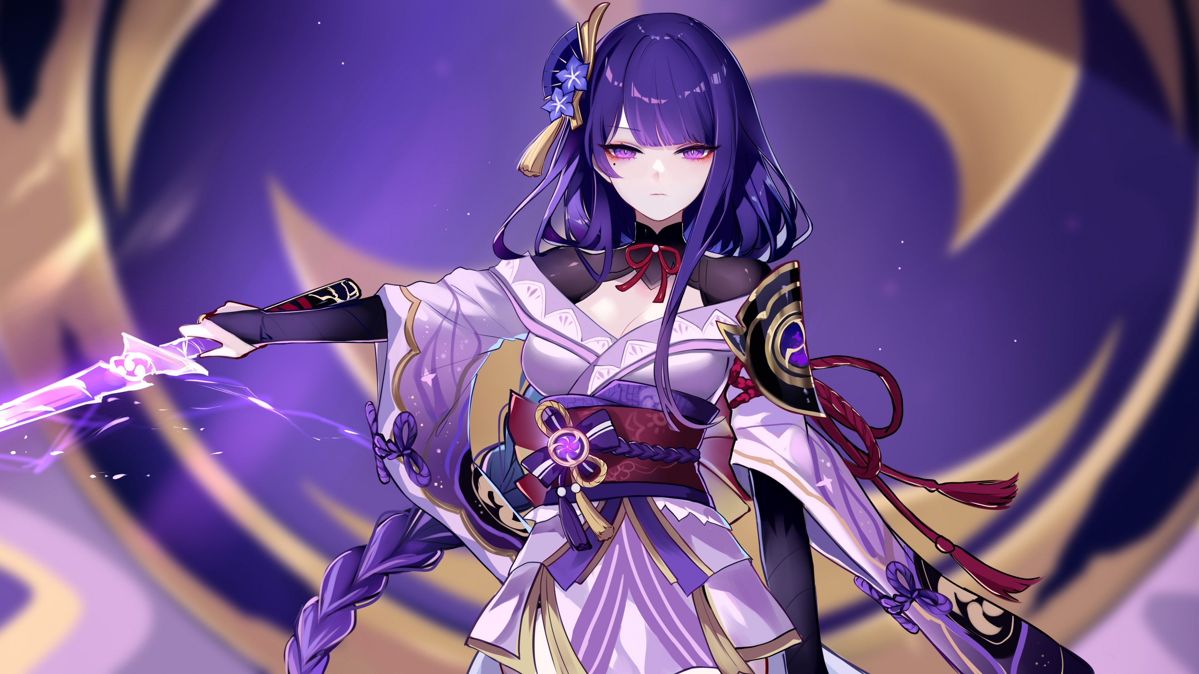 Baal Raiden Shogun Genshin Impact Wallpaper
