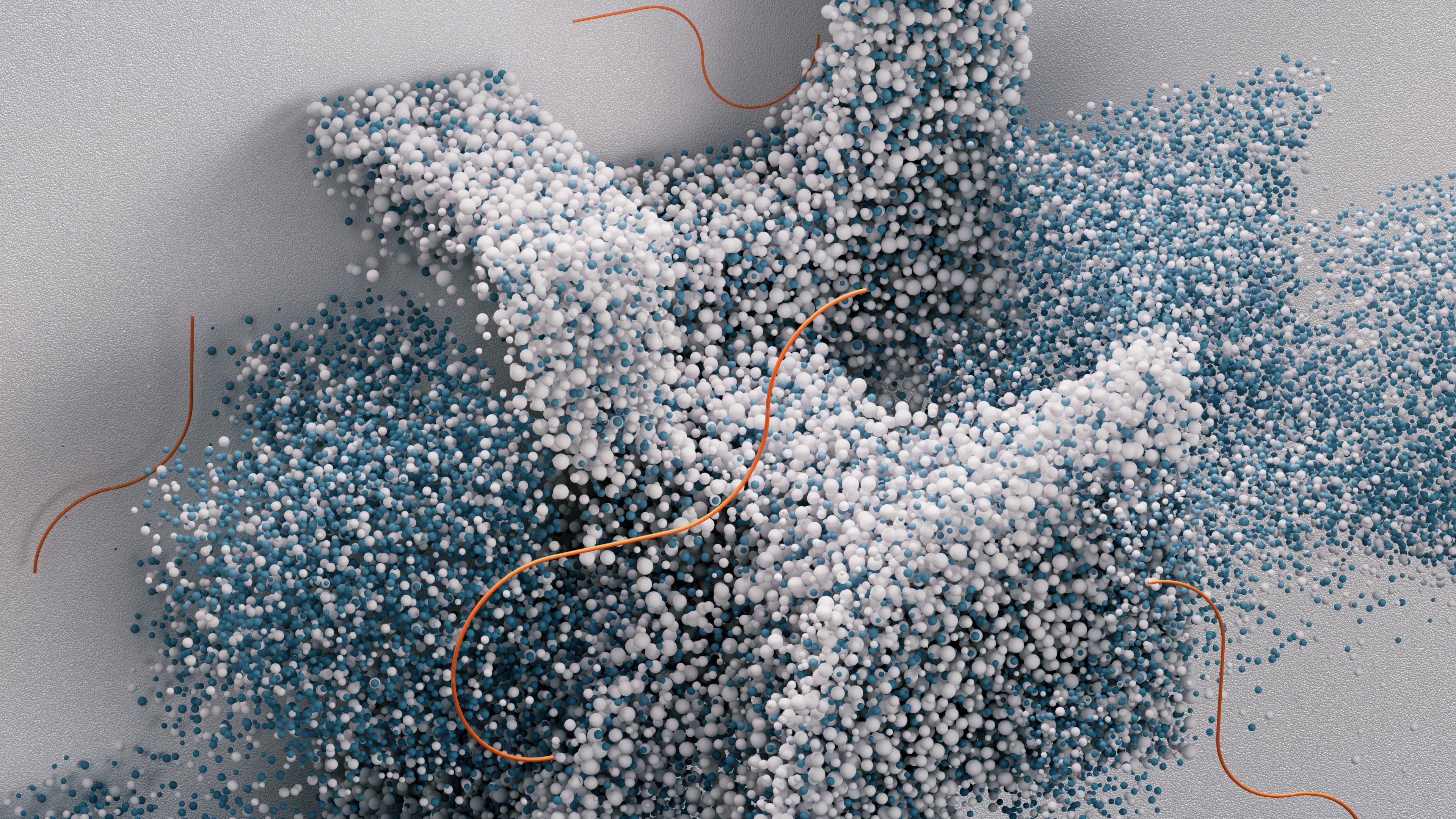 Particles Cloud Wallpaper