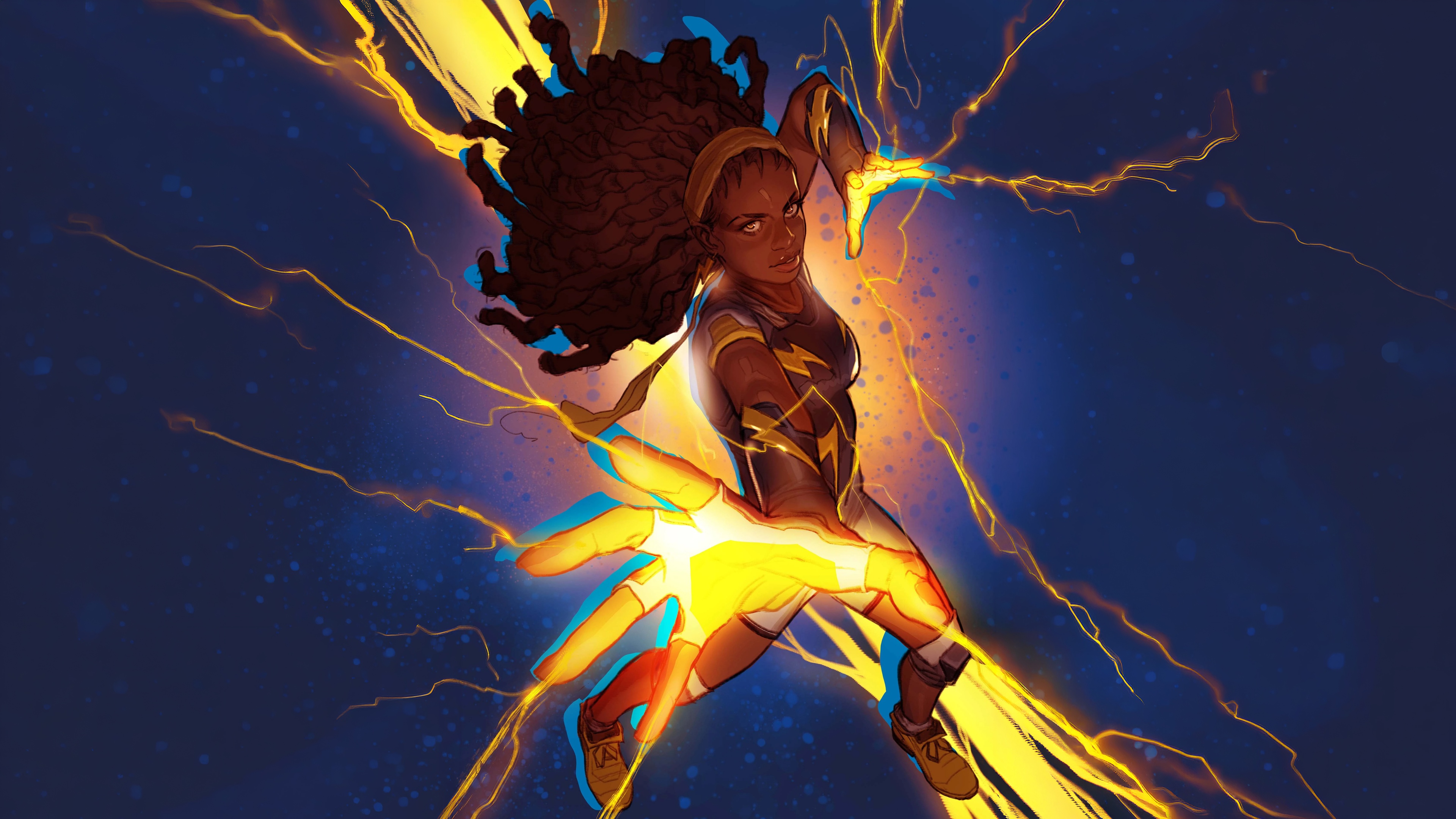Jennifer Pierce Lightning Wallpaper