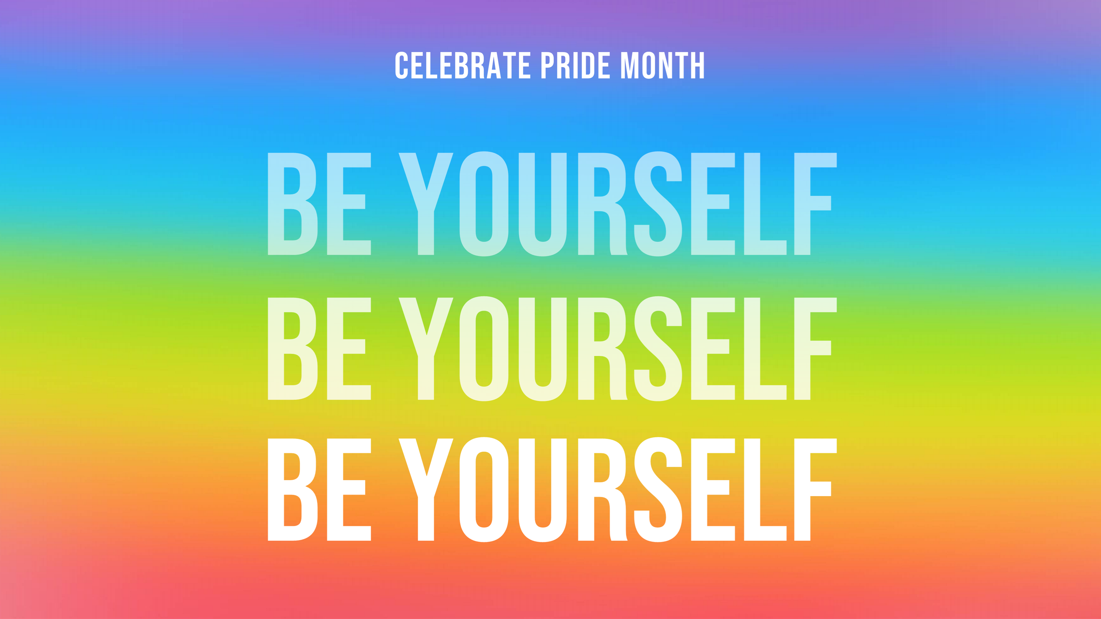 Be yourself LGBTQ Wallpaper