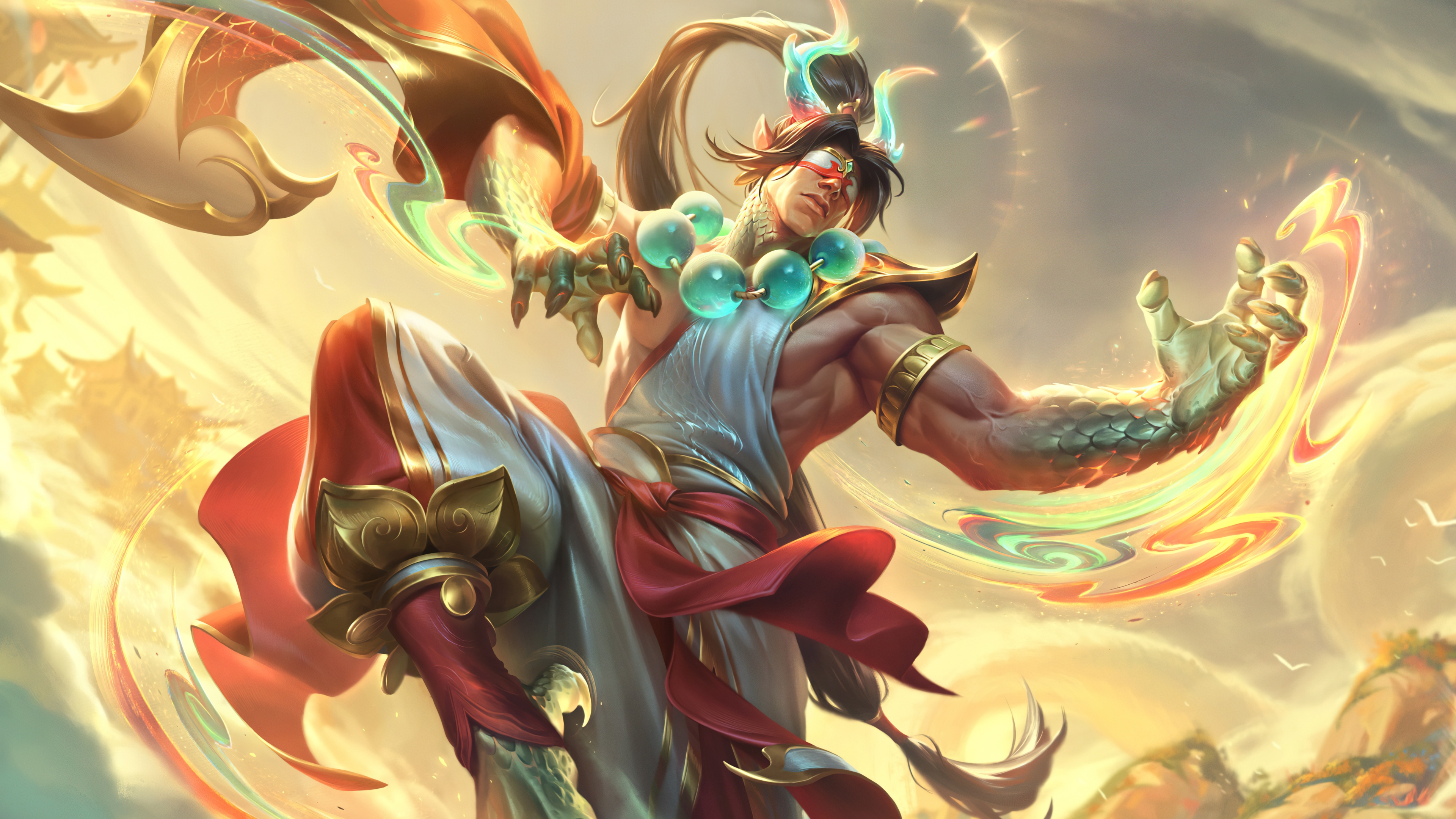 Heavenscale Lee Sin League of Legends Wallpaper