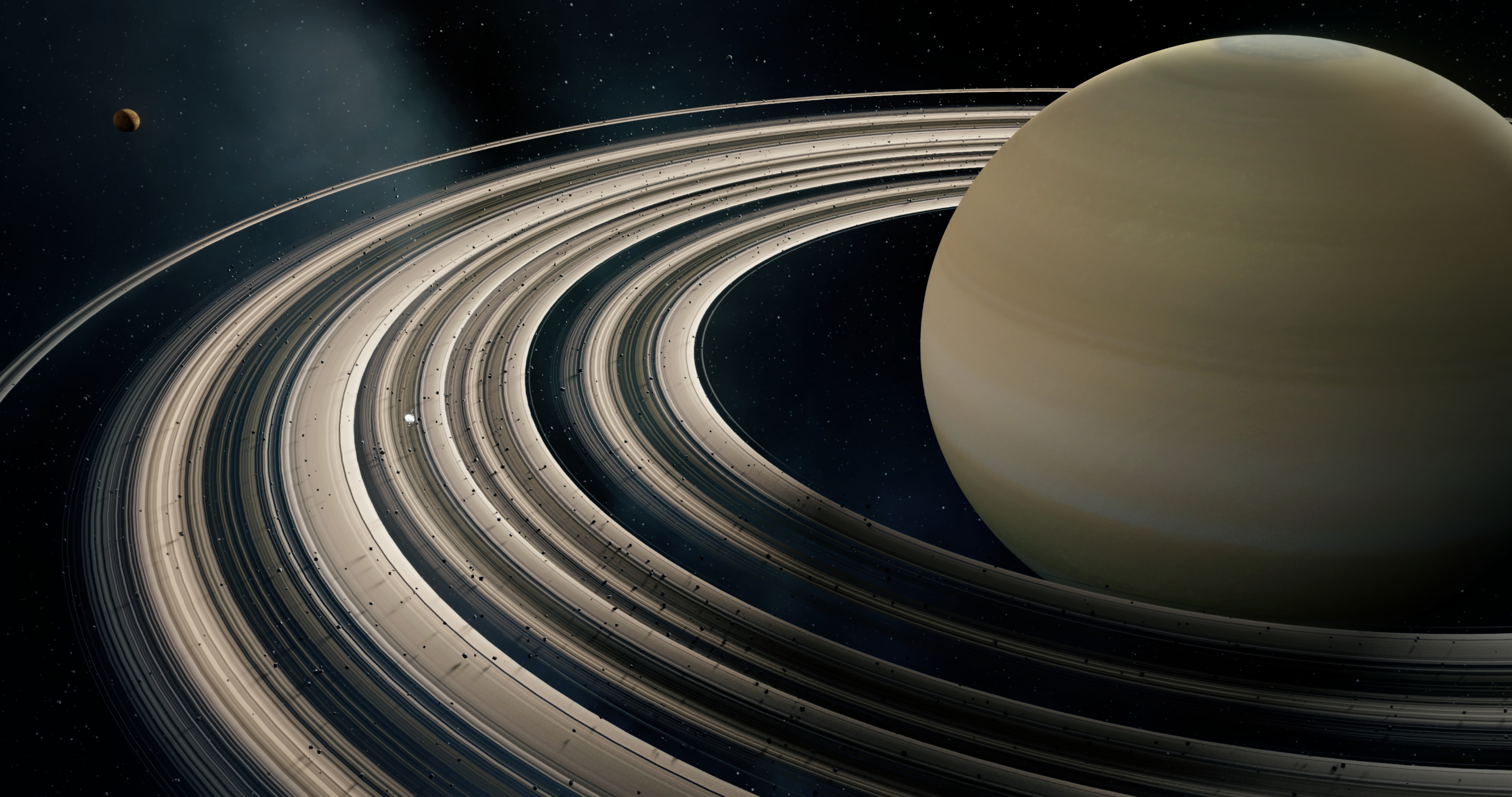 Saturn Outer space Wallpaper