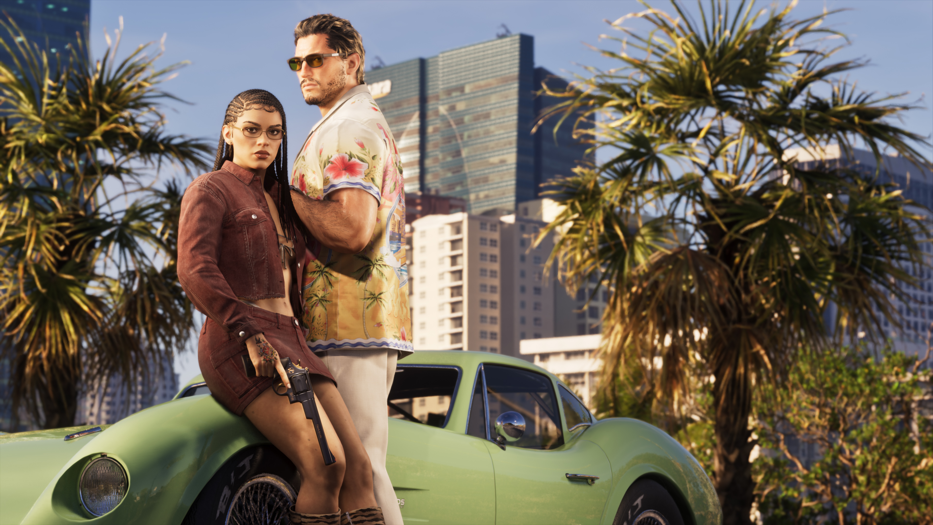 Lucia and Jason GTA 6 Wallpaper