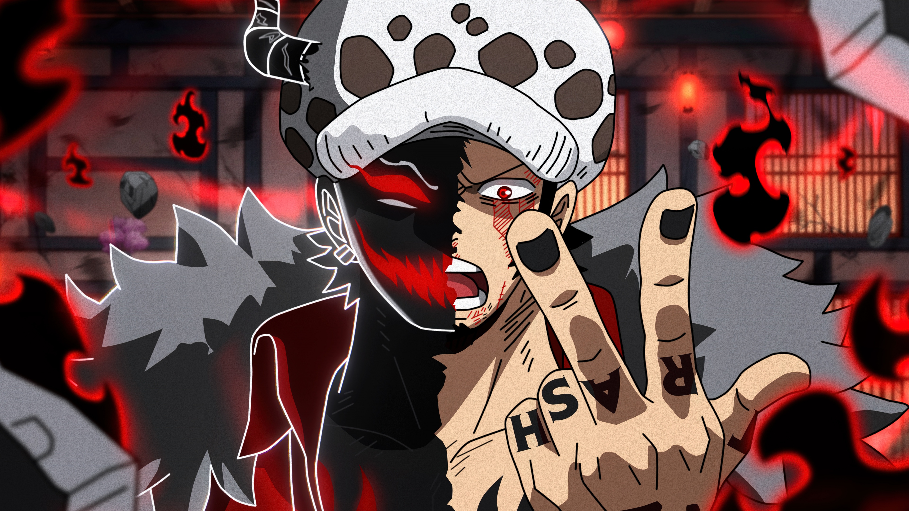 Trafalgar Law Fan Art Wallpaper