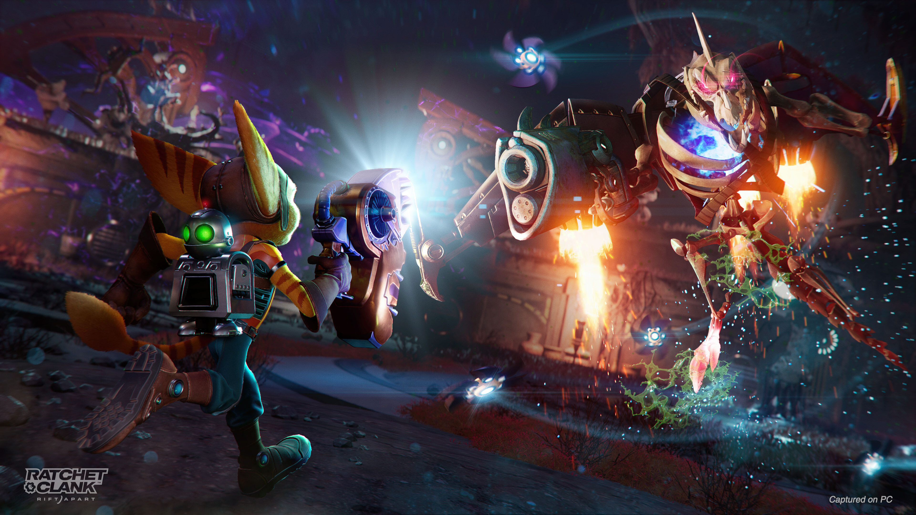 Ratchet & Clank: Rift Apart Gameplay Wallpaper