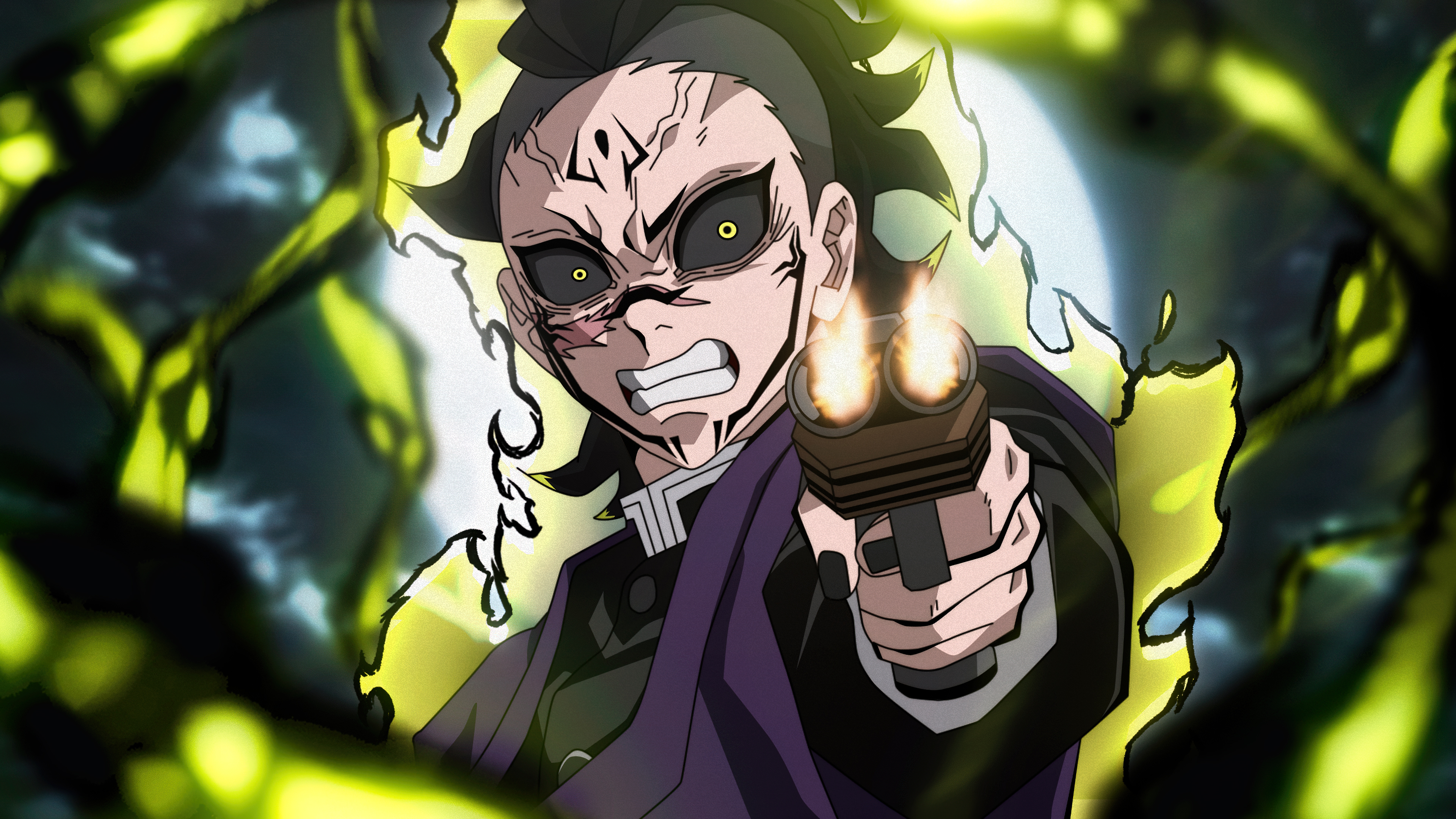 Genya Shinazugawa Demon Slayer: Kimetsu no Yaiba Wallpaper