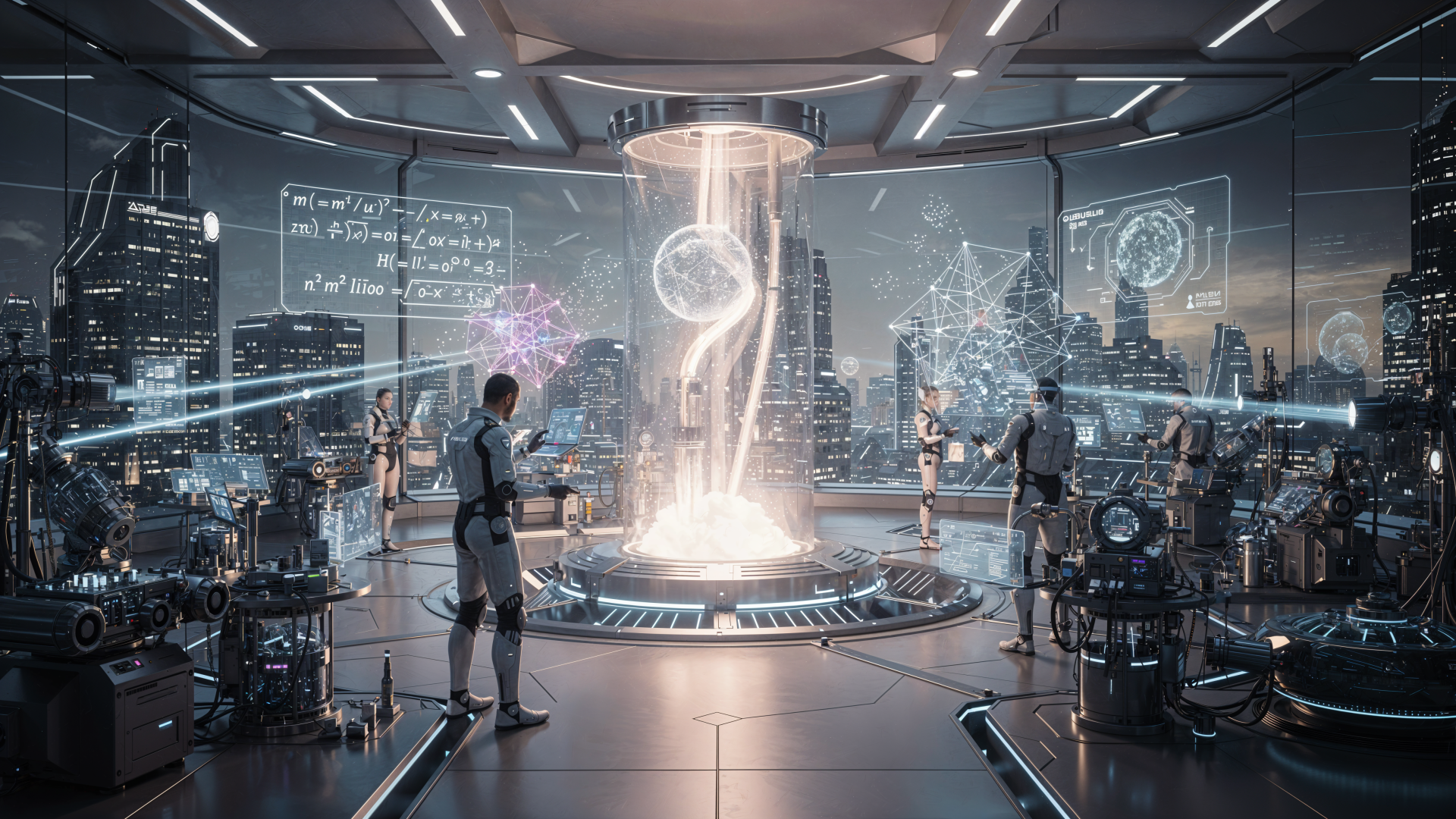 Quantum Nexus — 4K Physics Wallpaper by AtlasNostalgia