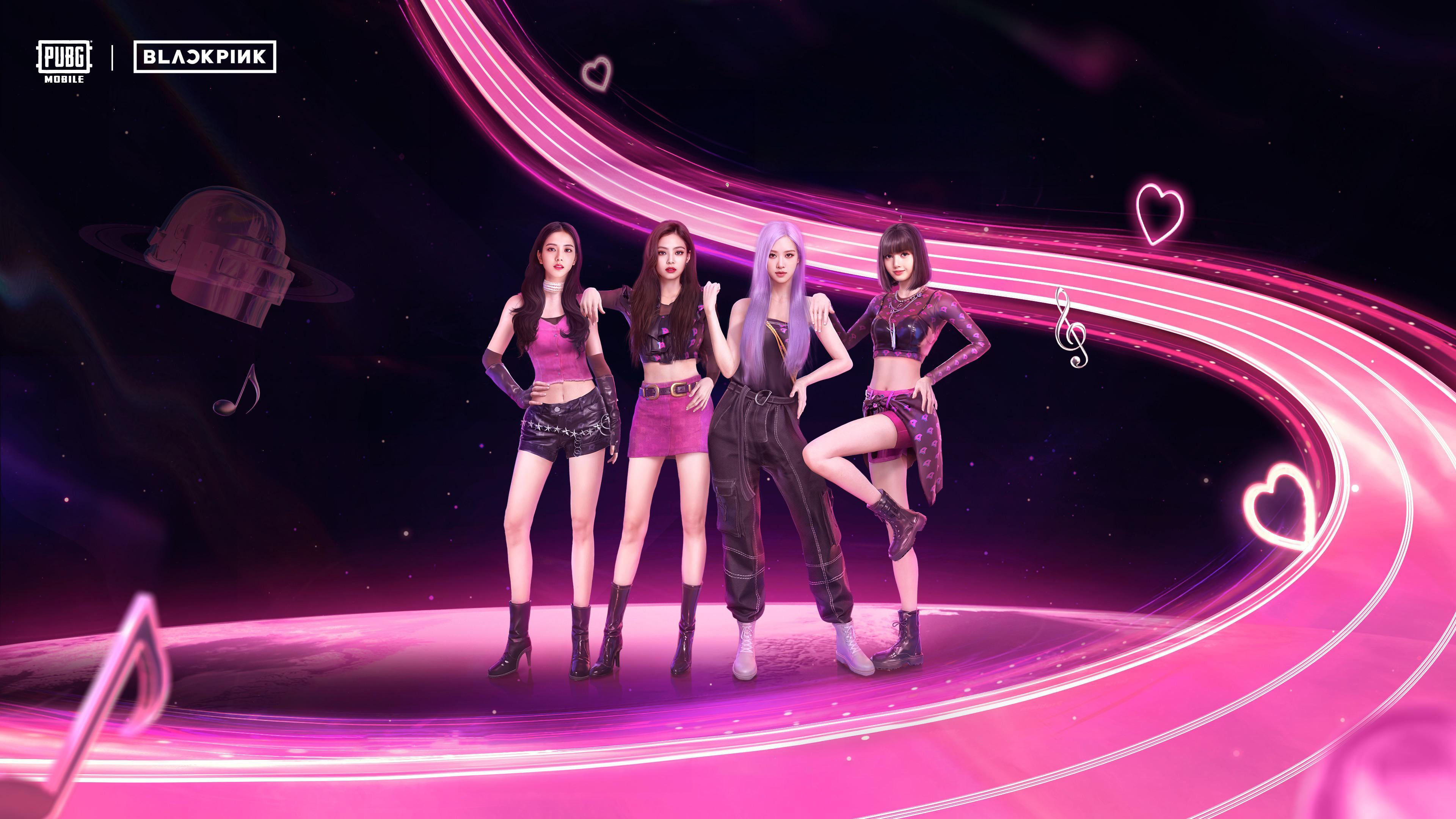 Pink aesthetic Blackpink Wallpaper