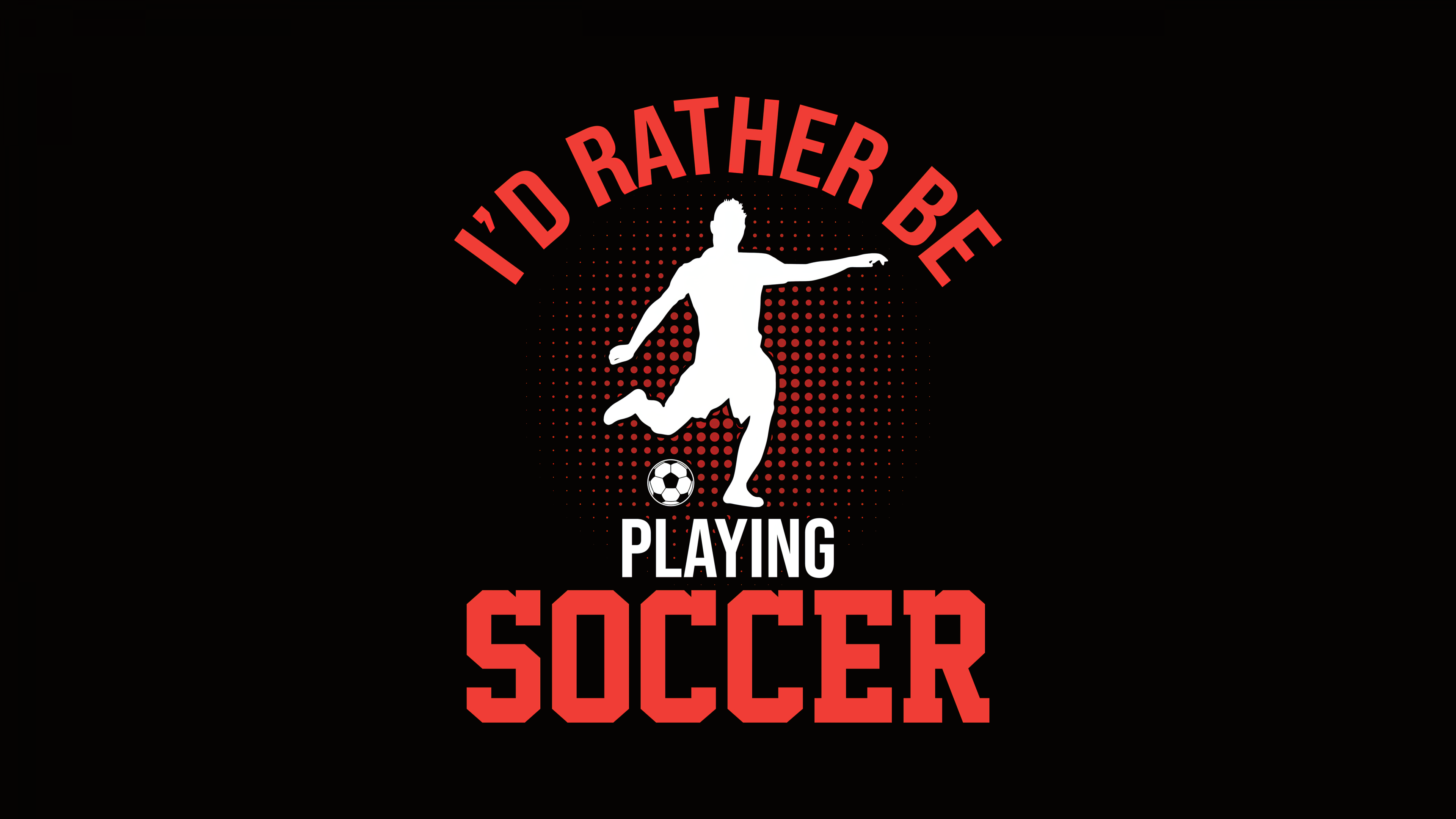 Playing Soccer Wallpaper