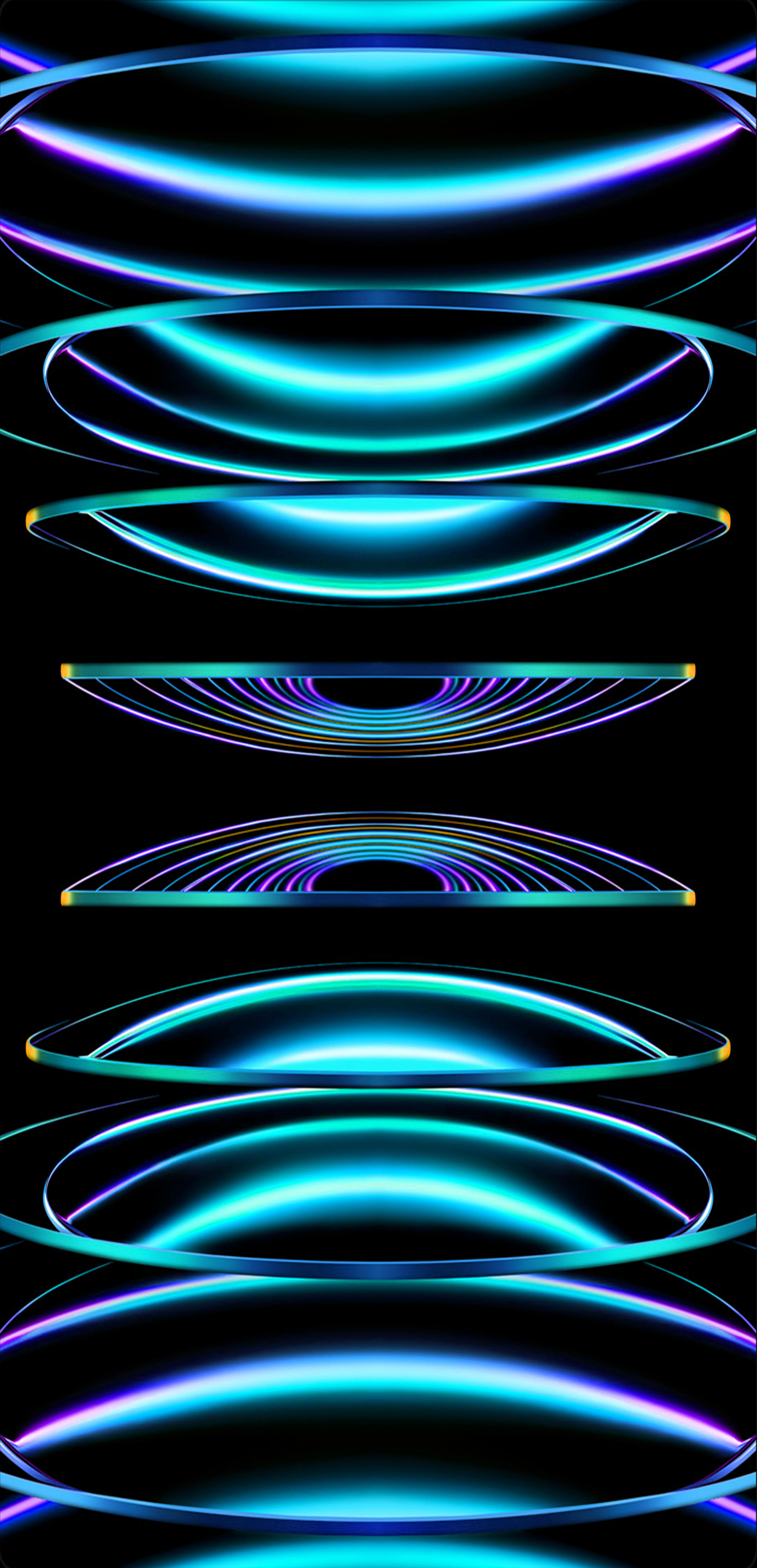 iPad Pro M2 Black background Wallpaper