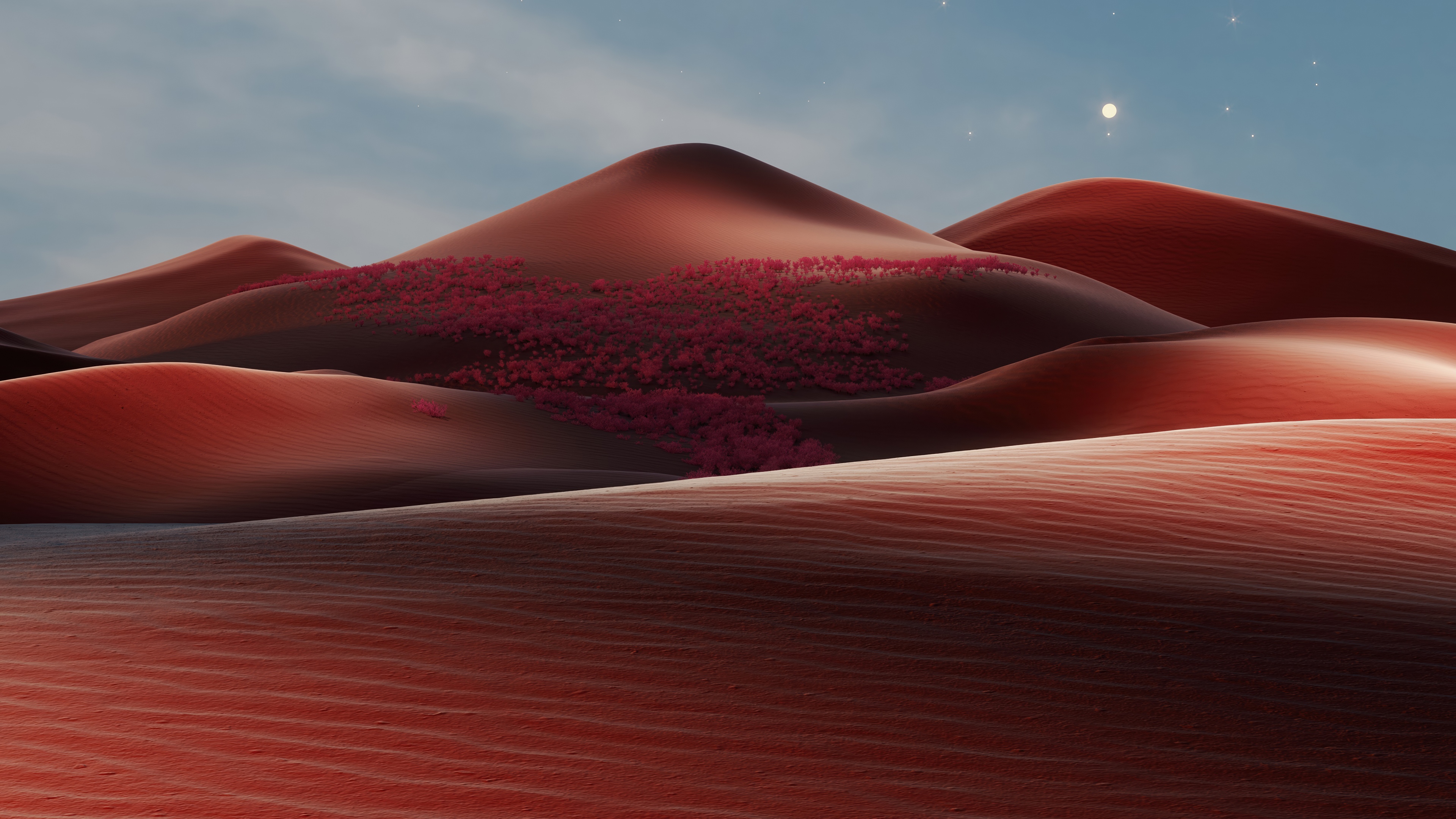 Terracotta Sand Dunes Wallpaper