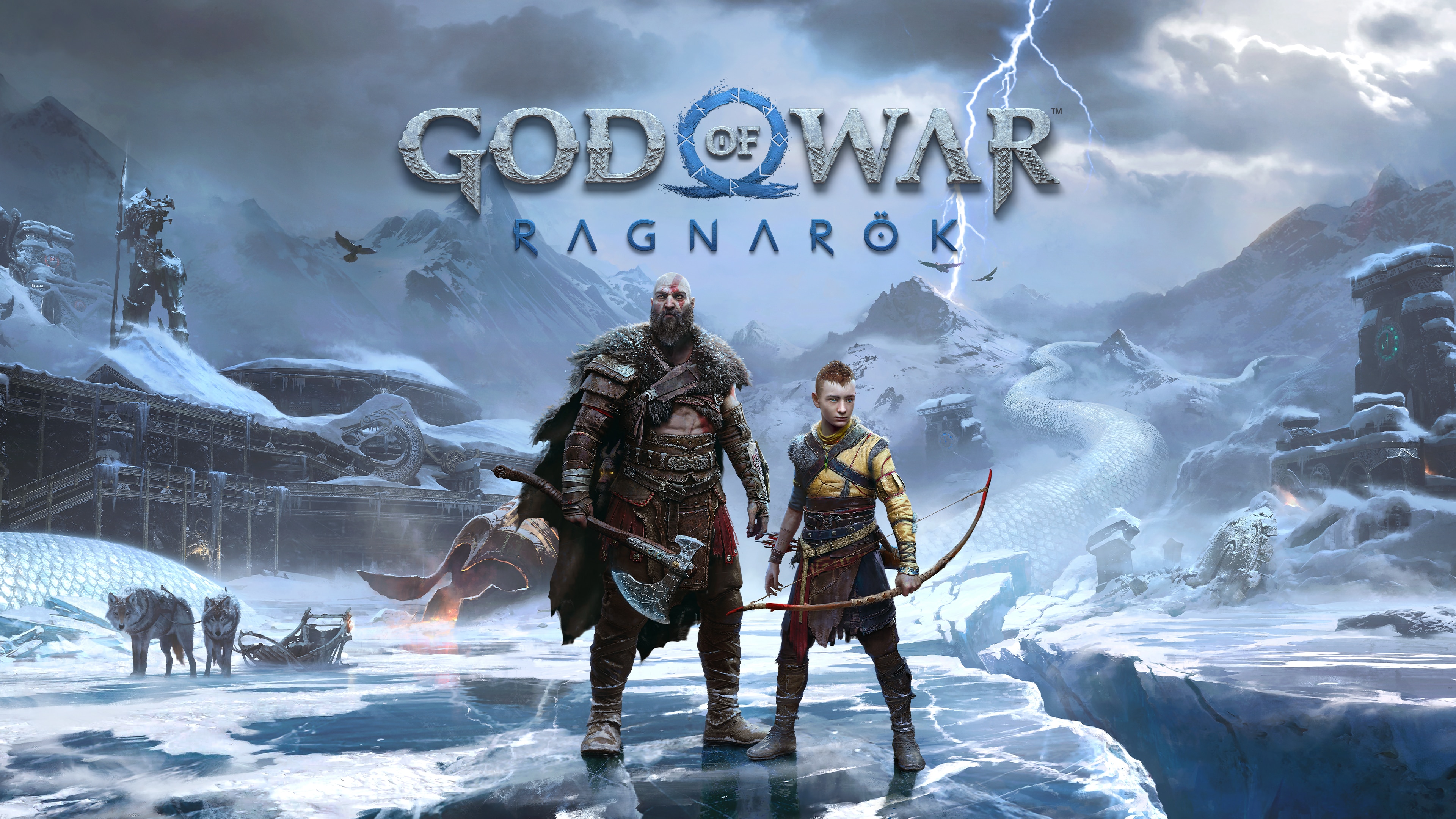 God of War Ragnarök Game Art Wallpaper