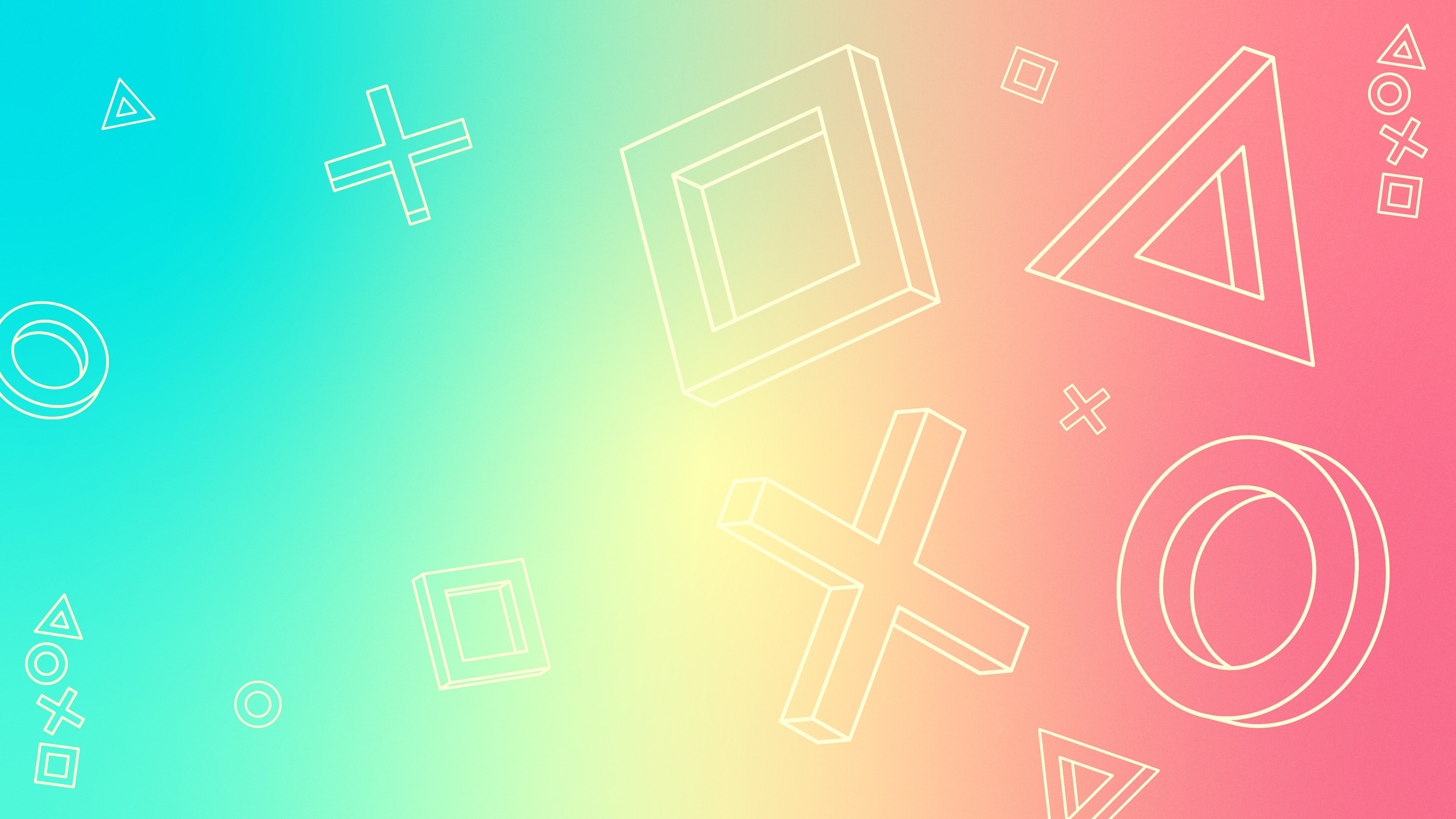 PlayStation Controller Icons Wallpaper