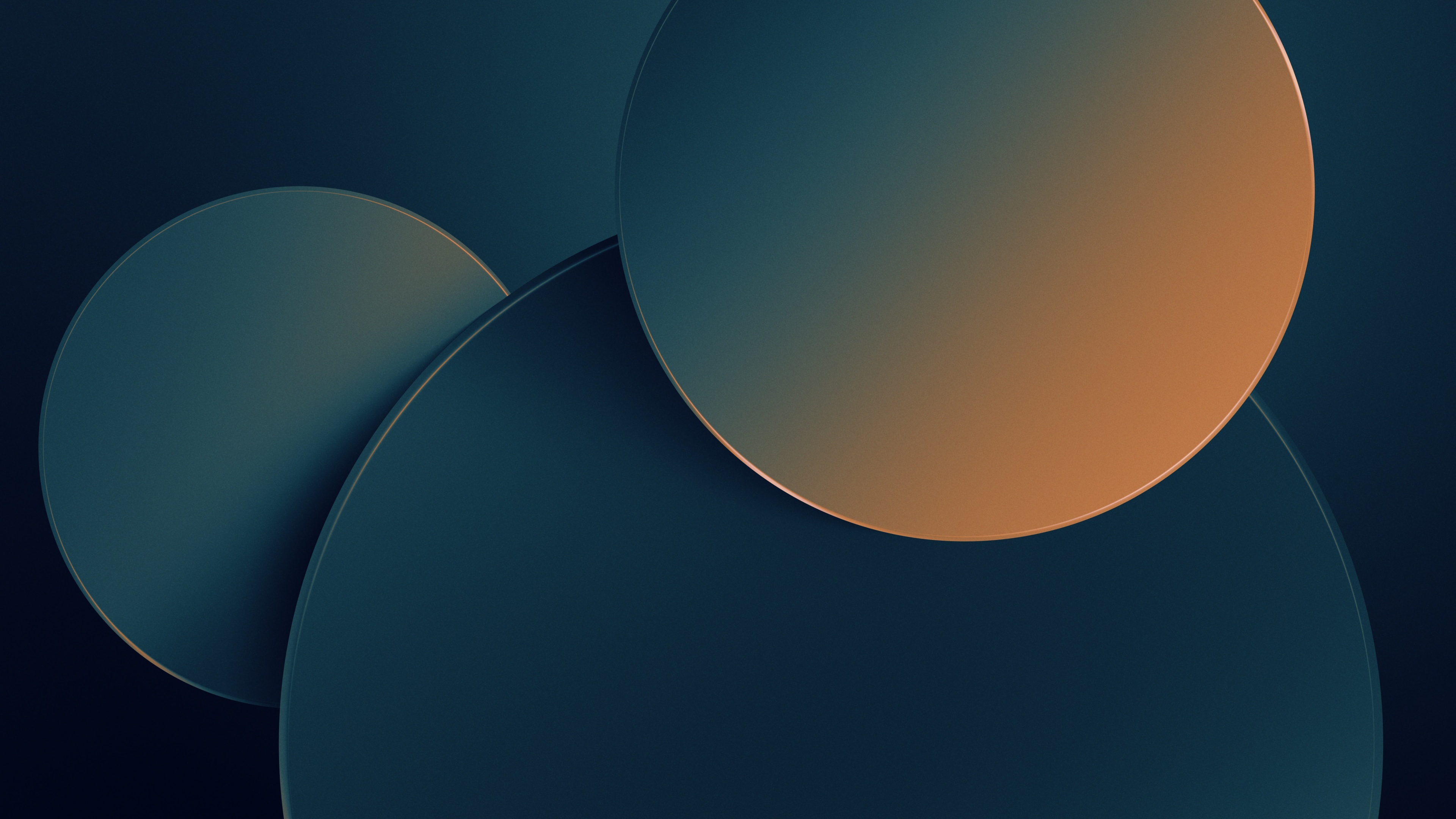 Dark blue Circles Wallpaper