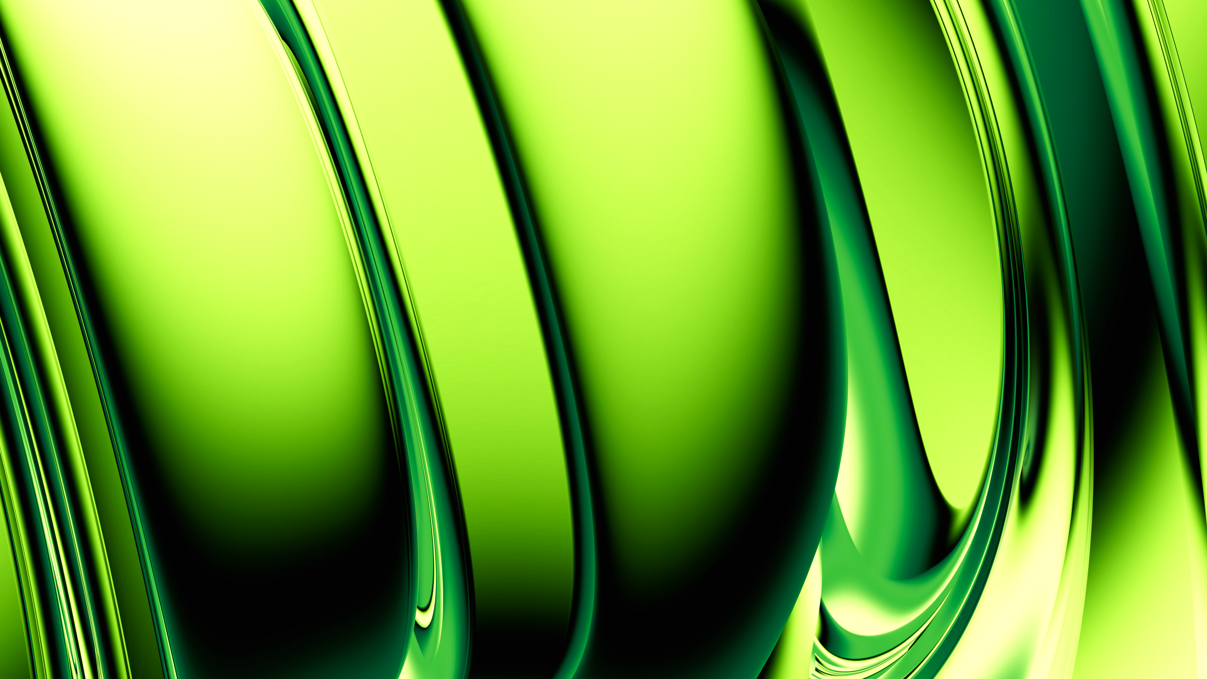 Green abstract Glowing Wallpaper