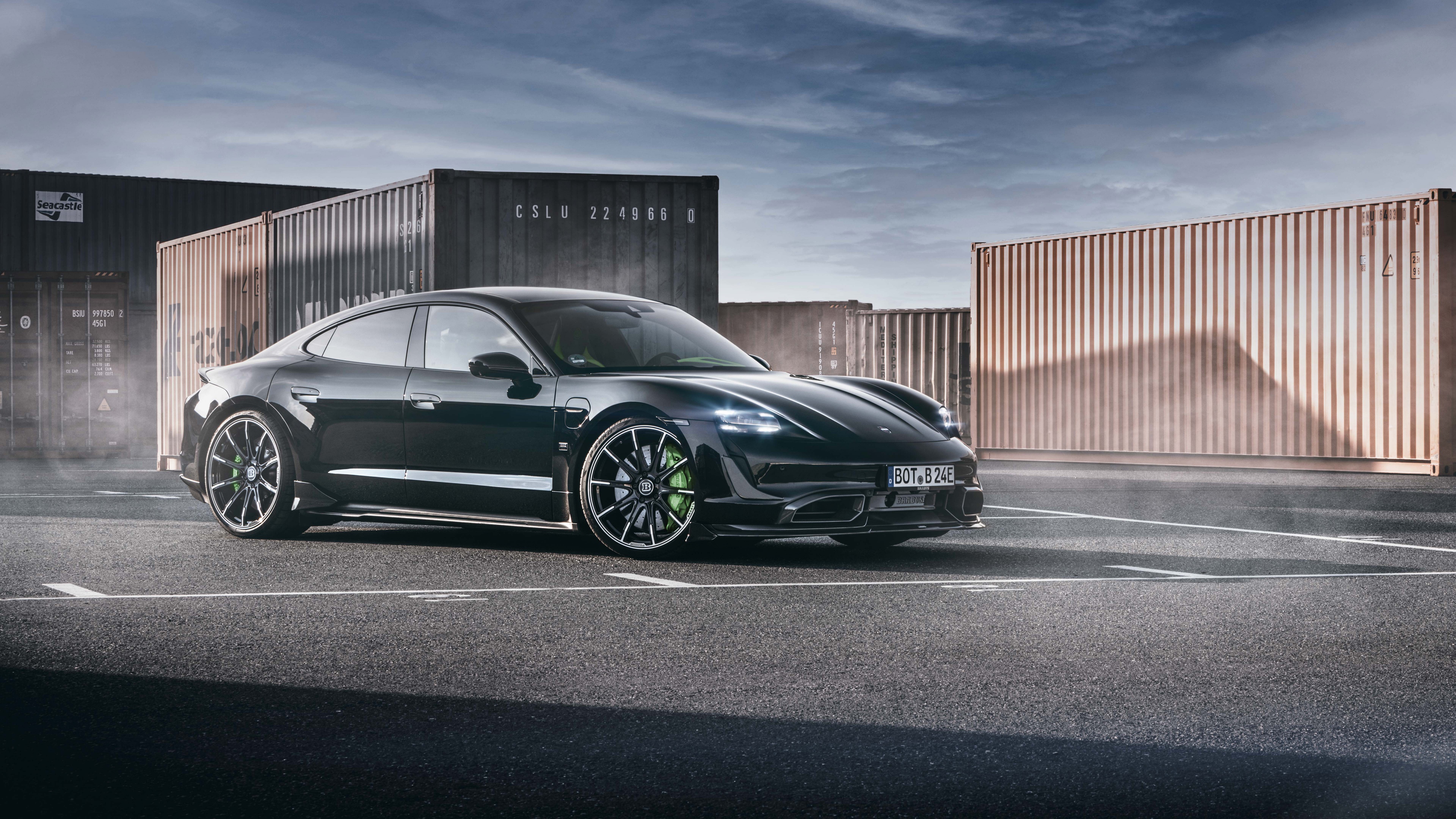 Brabus Porsche Taycan Turbo S 2023 Wallpaper
