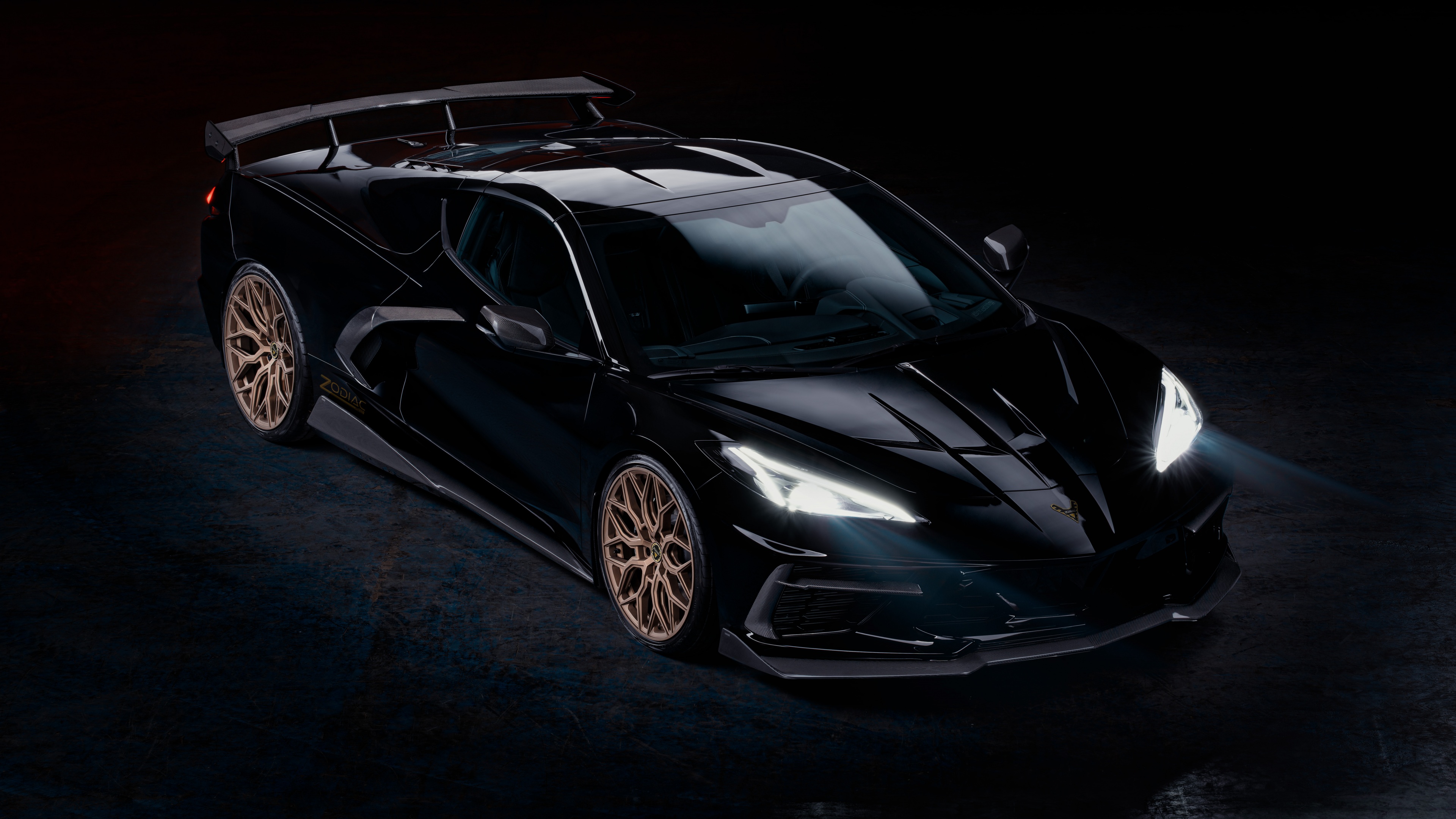 Chevrolet Corvette Zodiac 8K Wallpaper