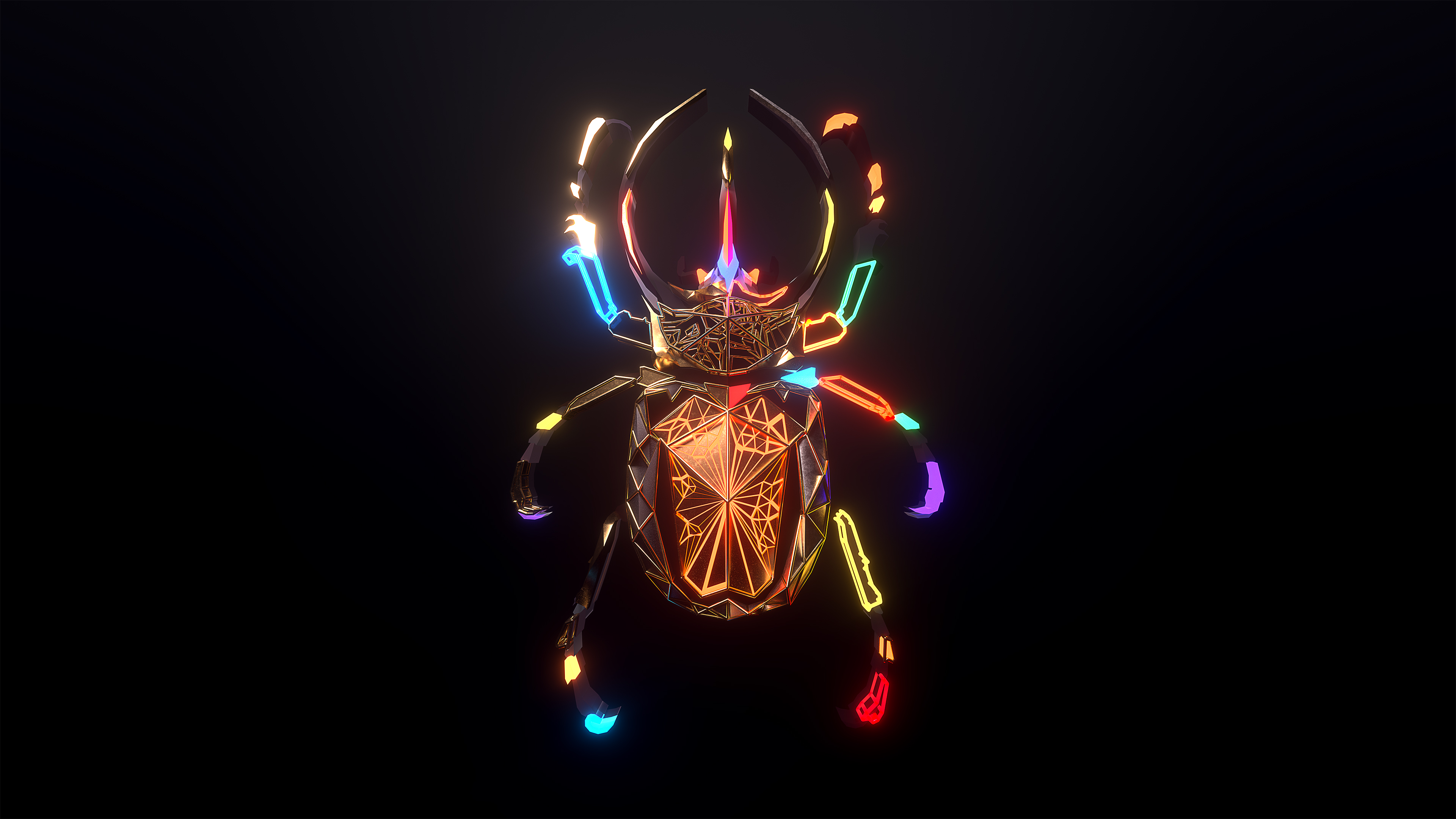 Colorful Beetle Wallpaper