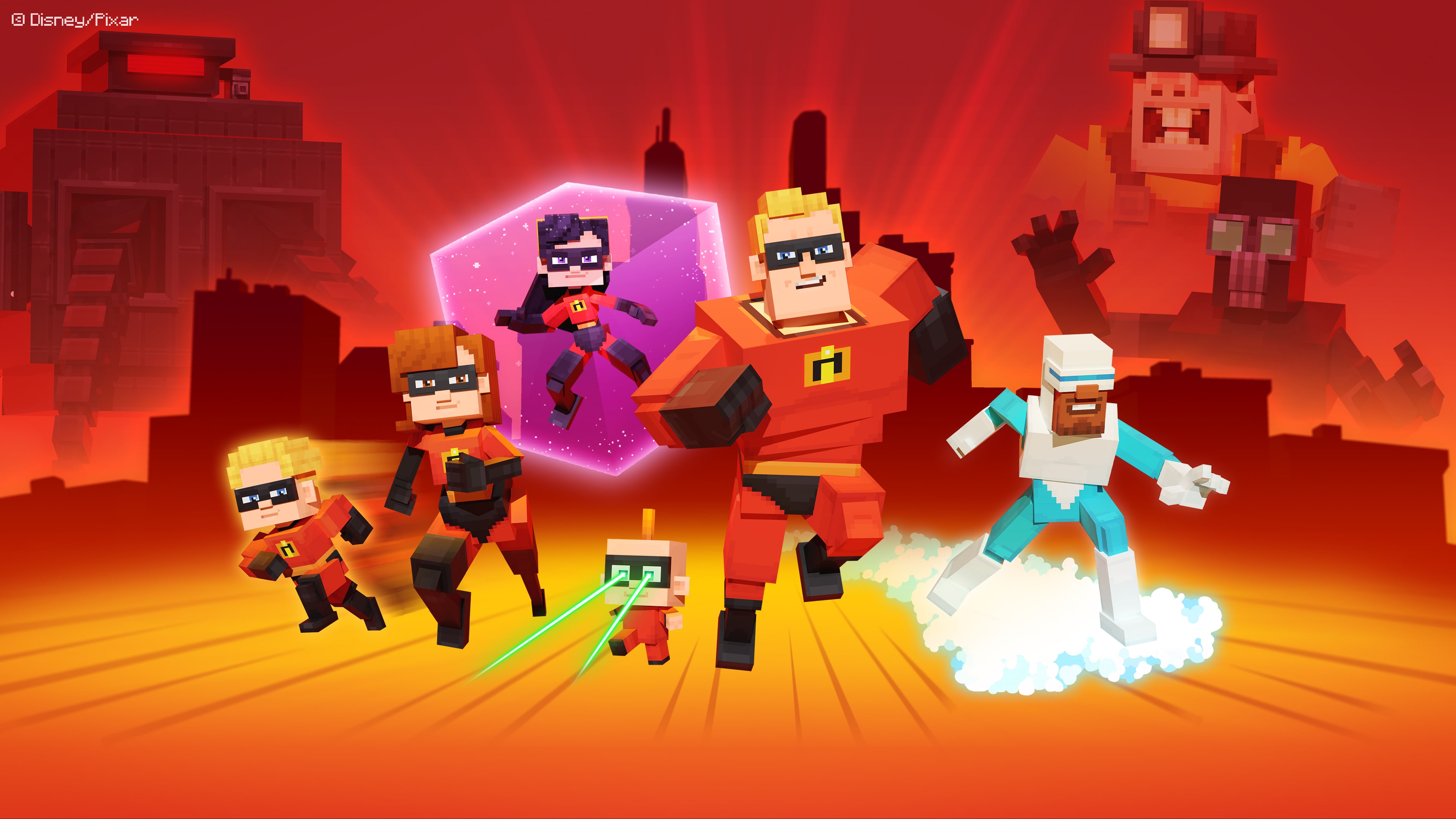 The Incredibles Minecraft Wallpaper