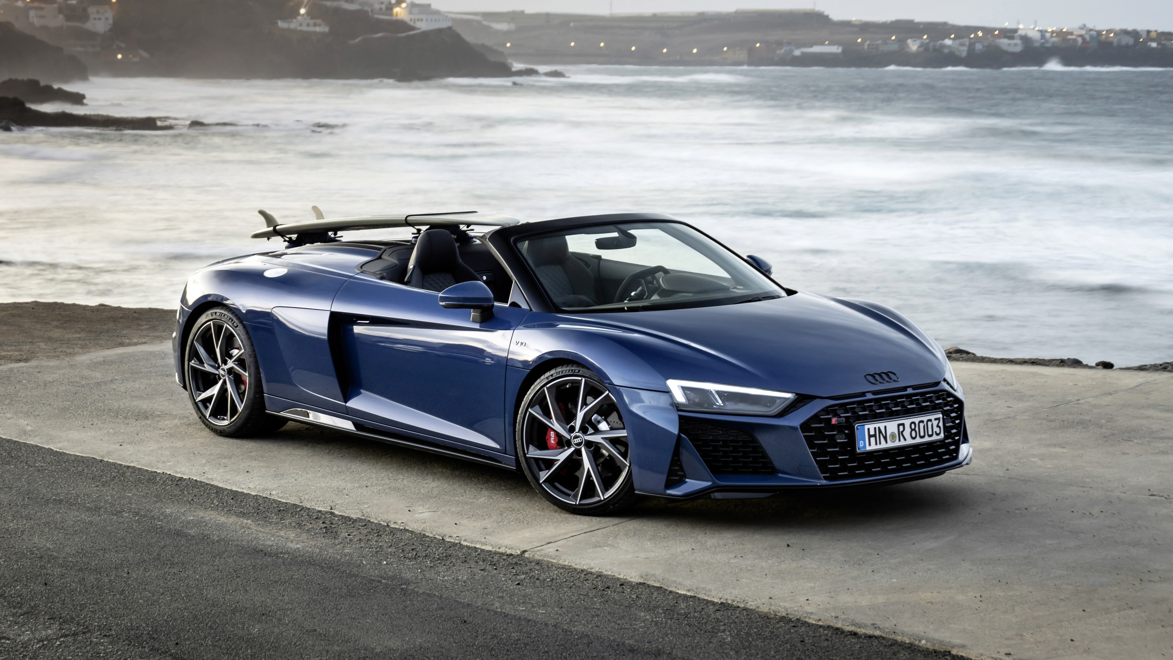 Audi R8 Spyder V10 performance RWD 5K Wallpaper
