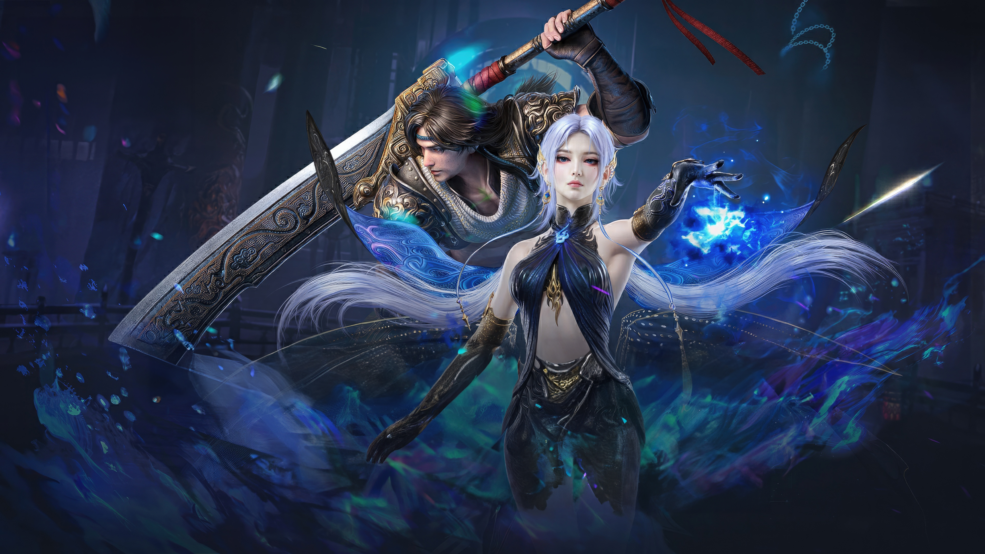 Zai, Tarka in Naraka Bladepoint Wallpaper