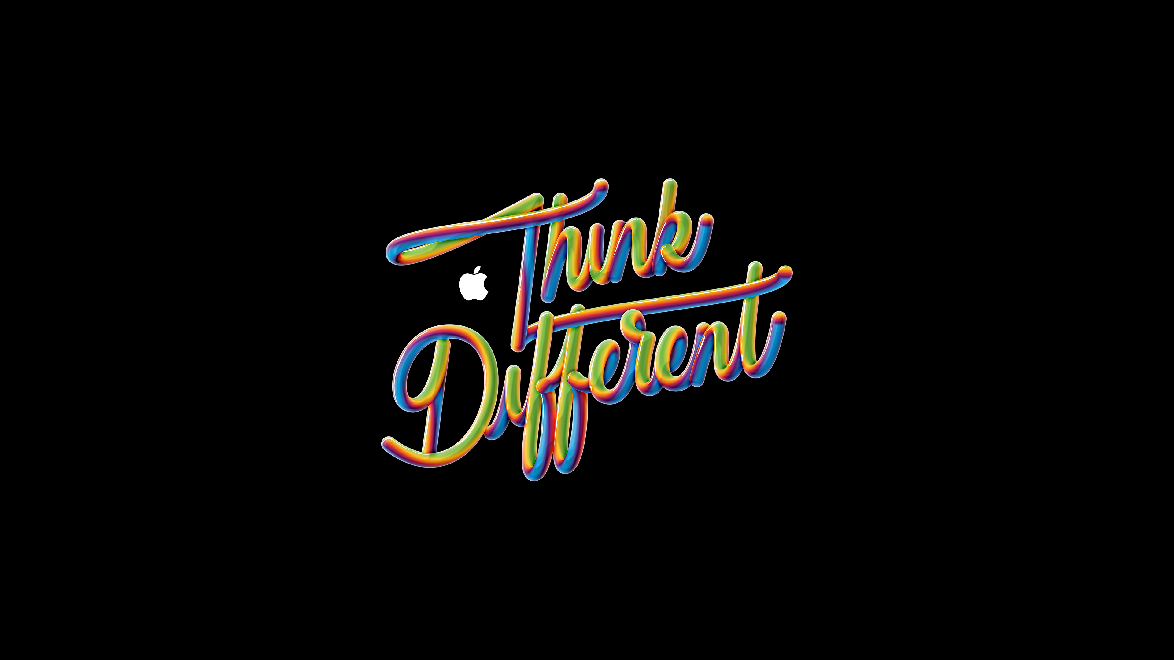 Think different Apple slogan Wallpaper