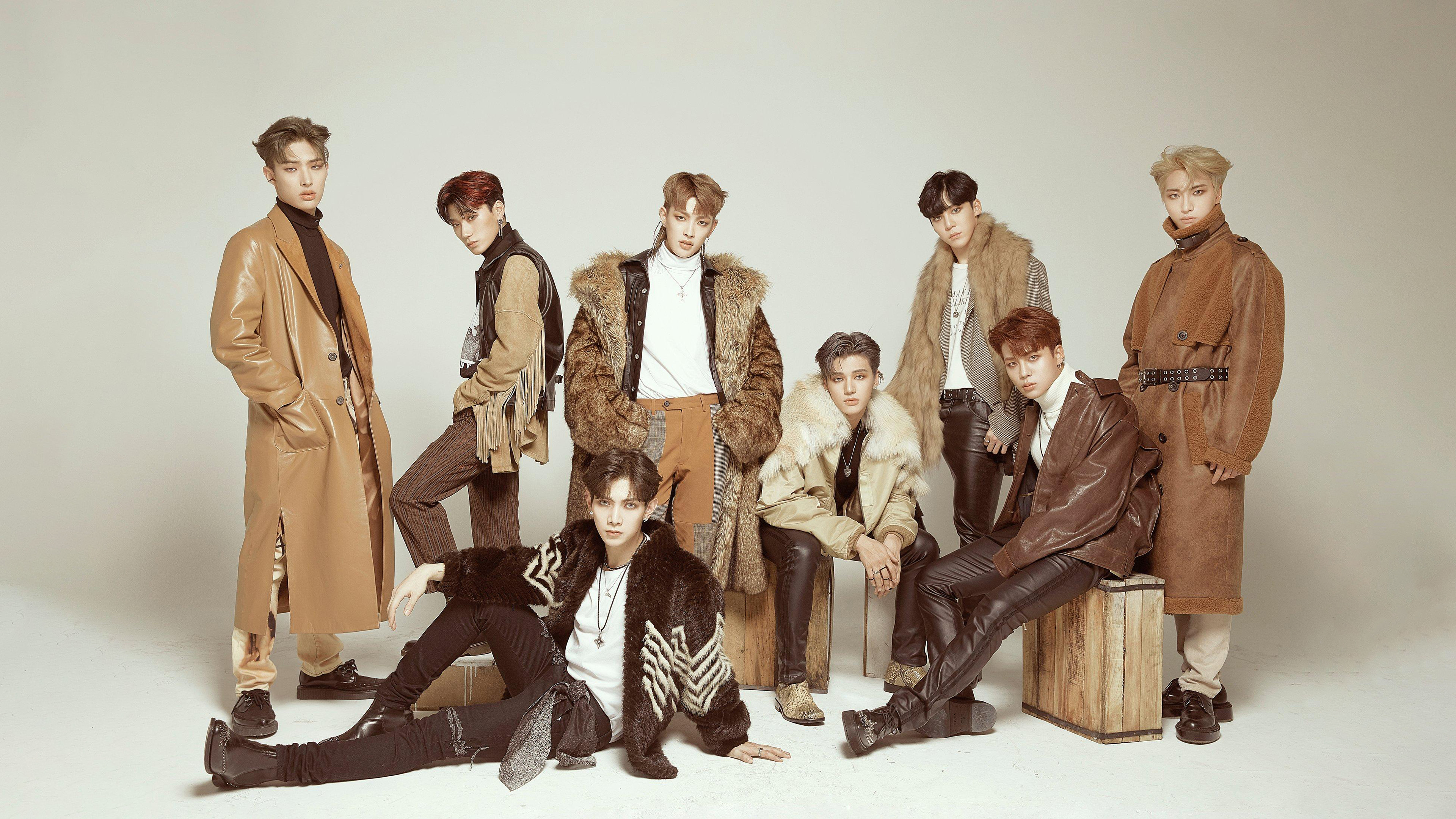 ATEEZ K-pop group Wallpaper