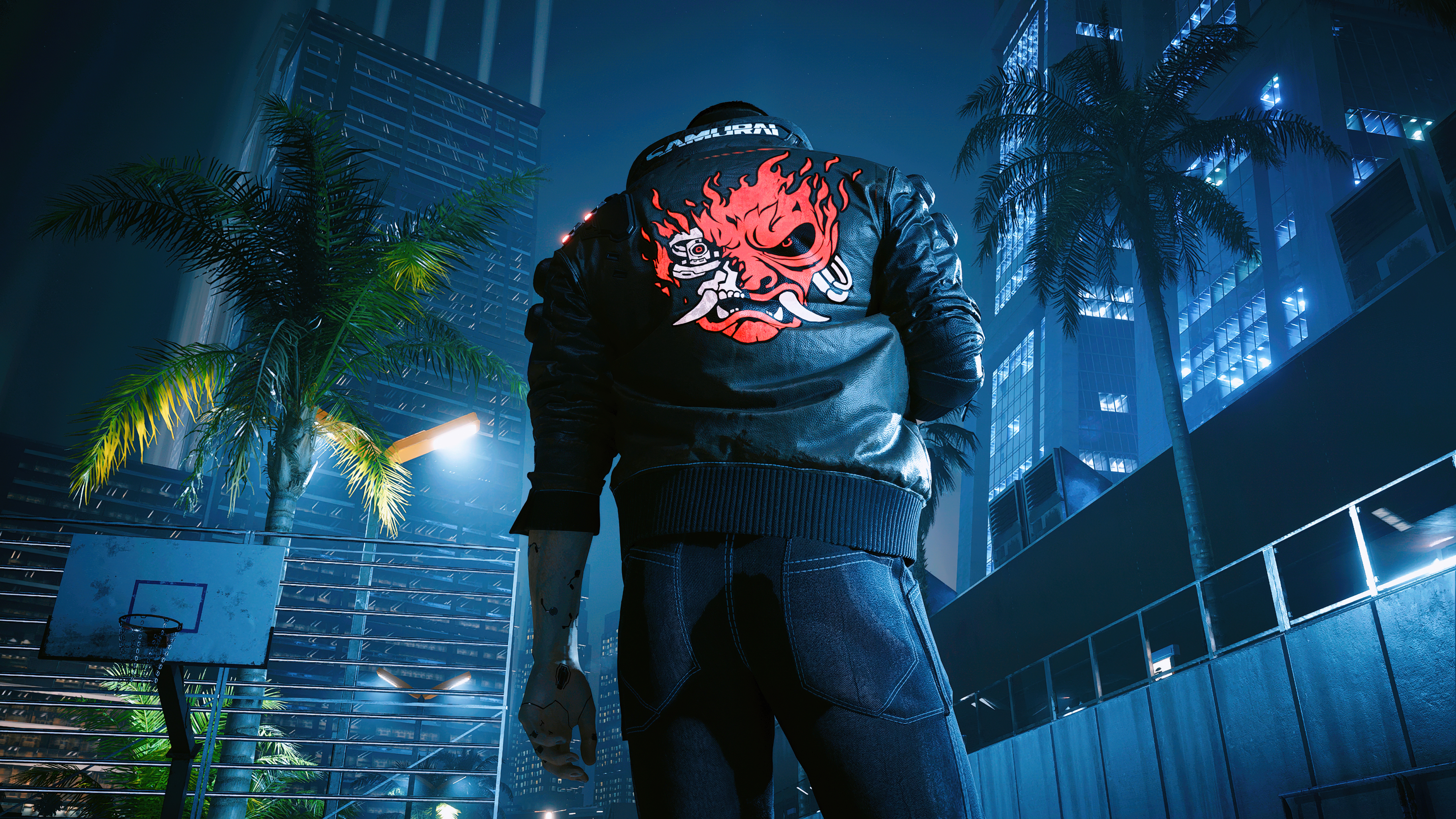 Samurai Leather jacket Wallpaper