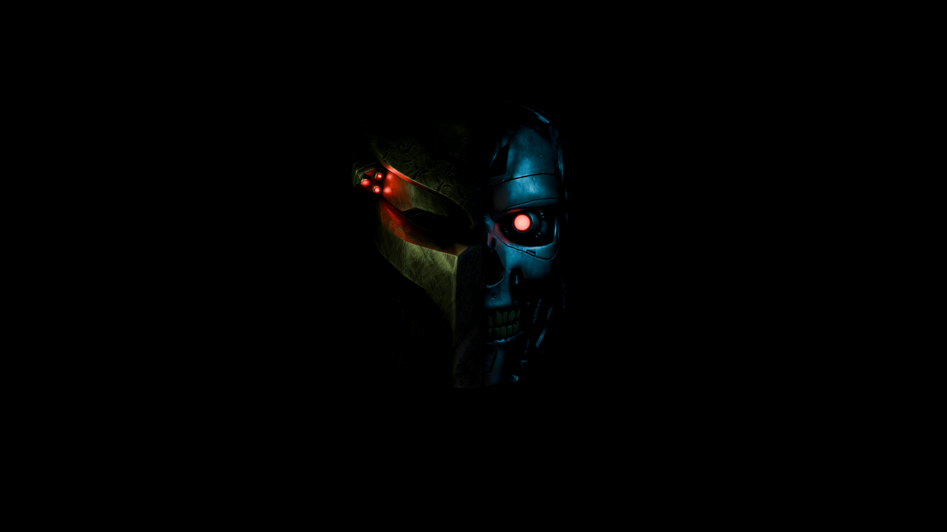 T-800 Endoskeleton Skull The Terminator Wallpaper