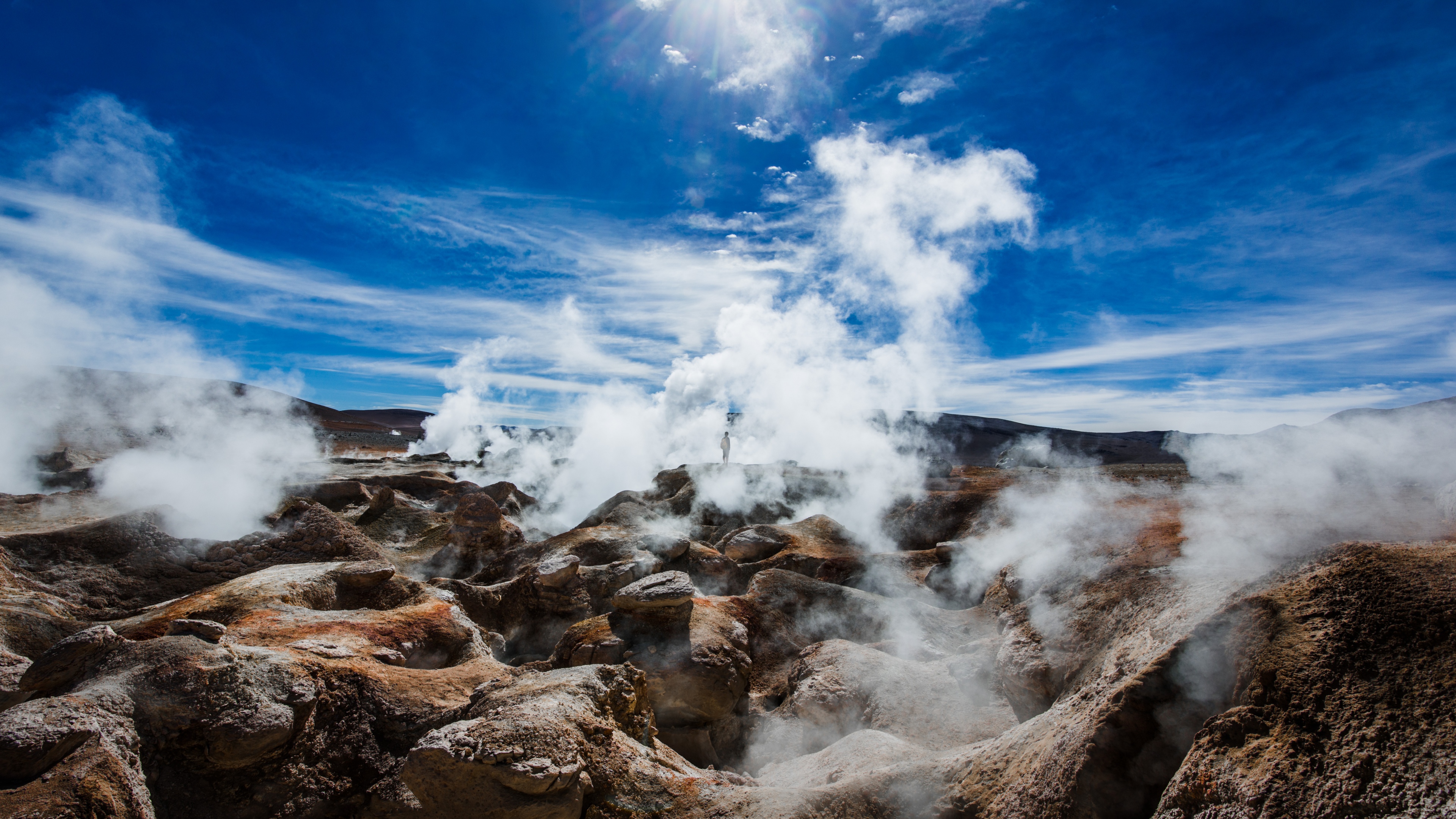 Sol de Manana Geothermal field Wallpaper