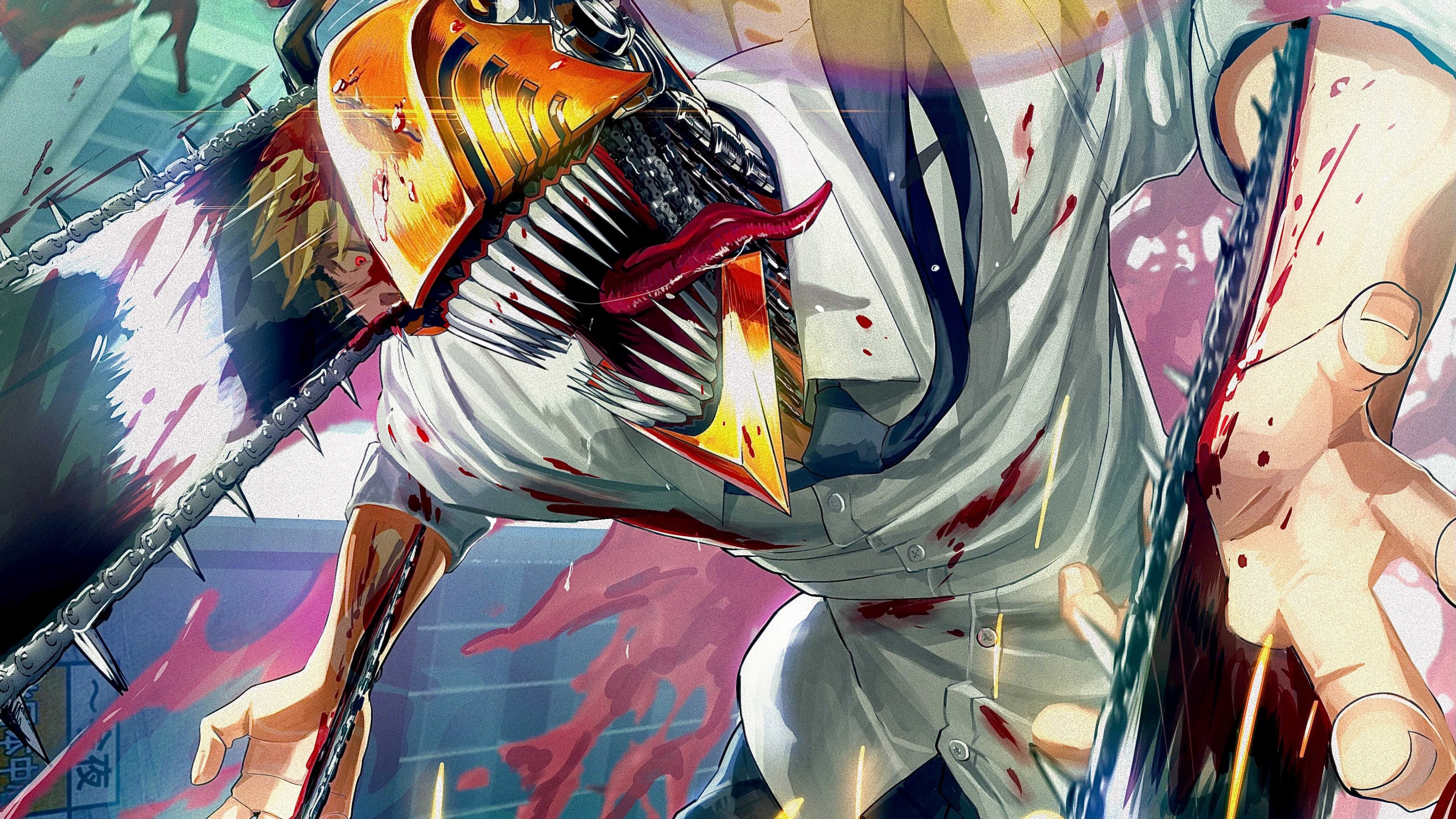Chainsaw Man Artwork Wallpaper