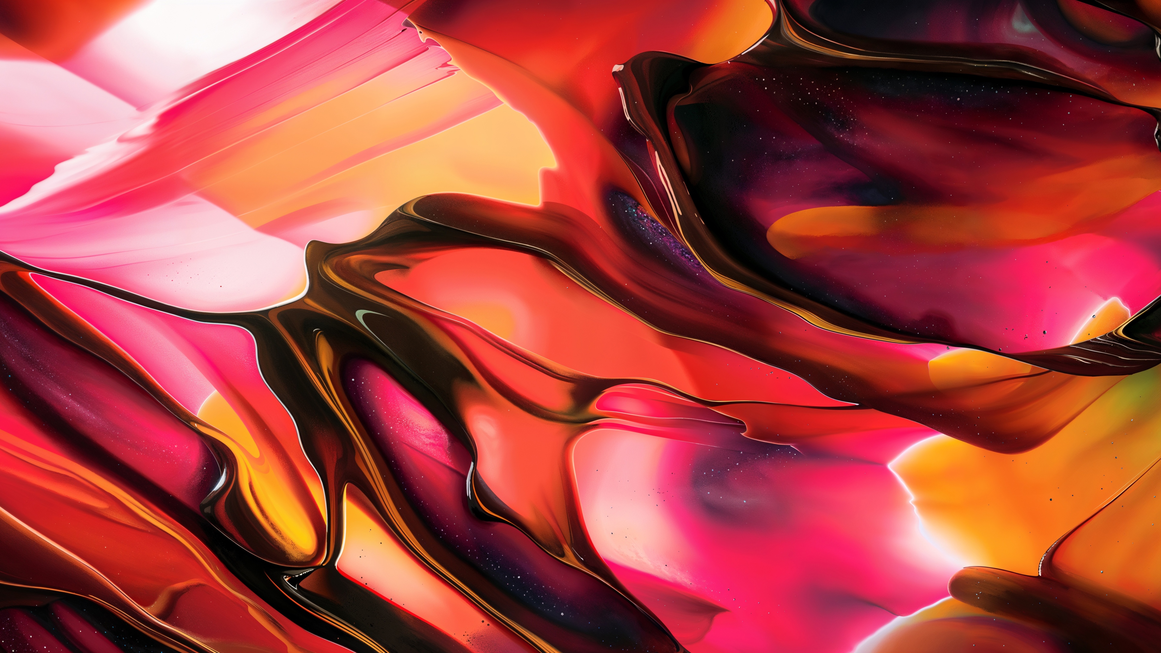 Liquid art Abstract background Wallpaper
