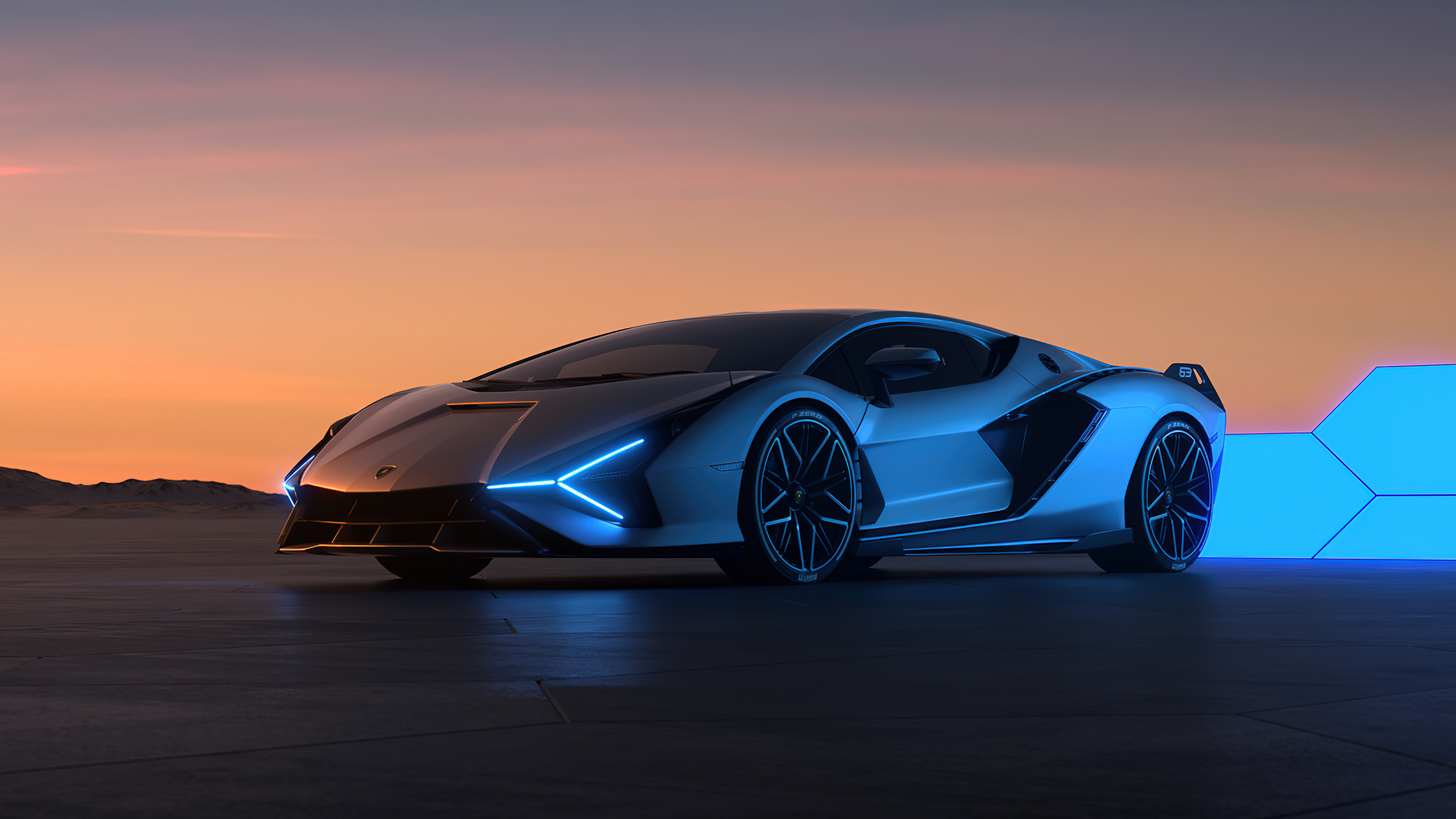 Lamborghini Sian CGI Wallpaper