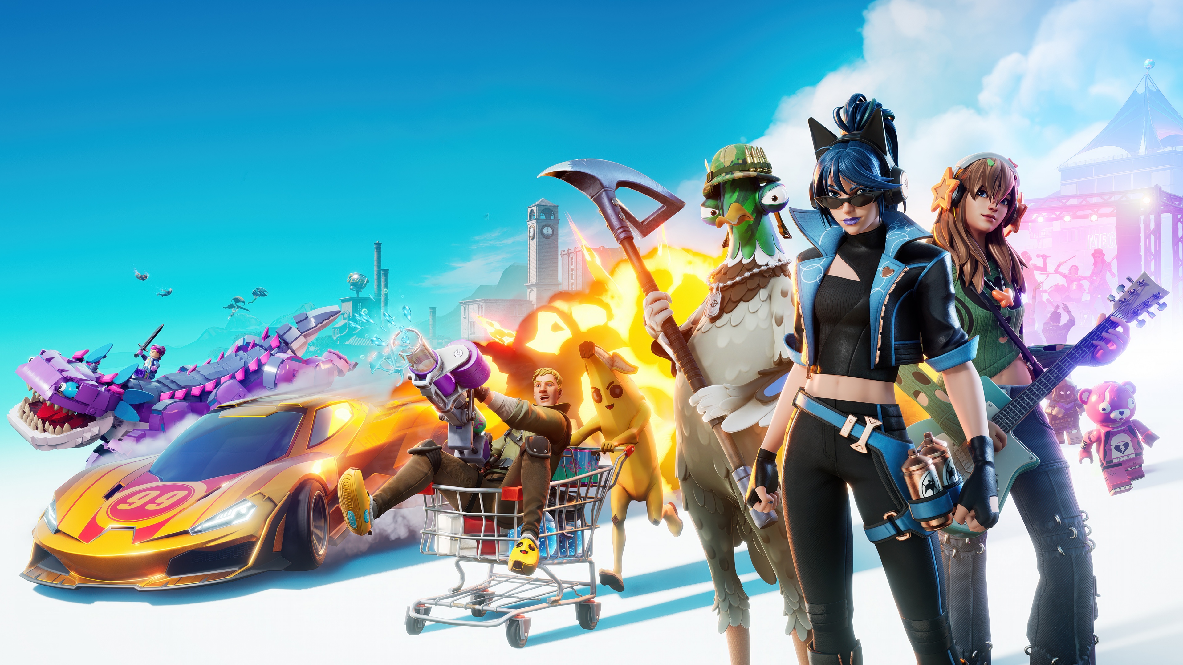 Fortnite Battle Royale 5K Wallpaper
