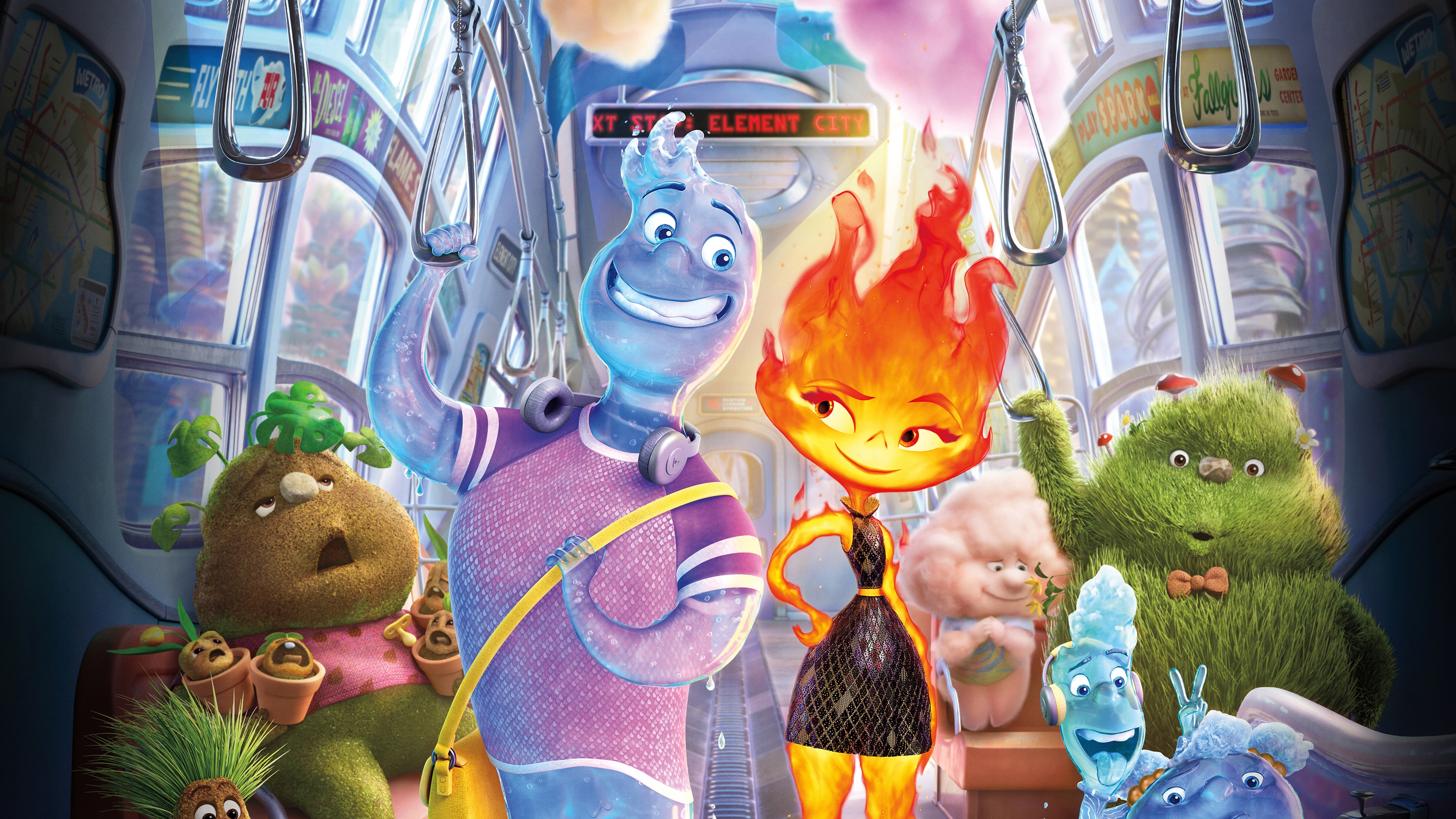 Elemental Animation movies Wallpaper